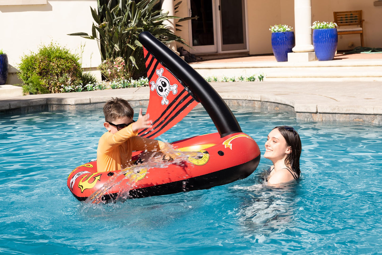 Flotador de Piscina Poolmaster Barco Pirata