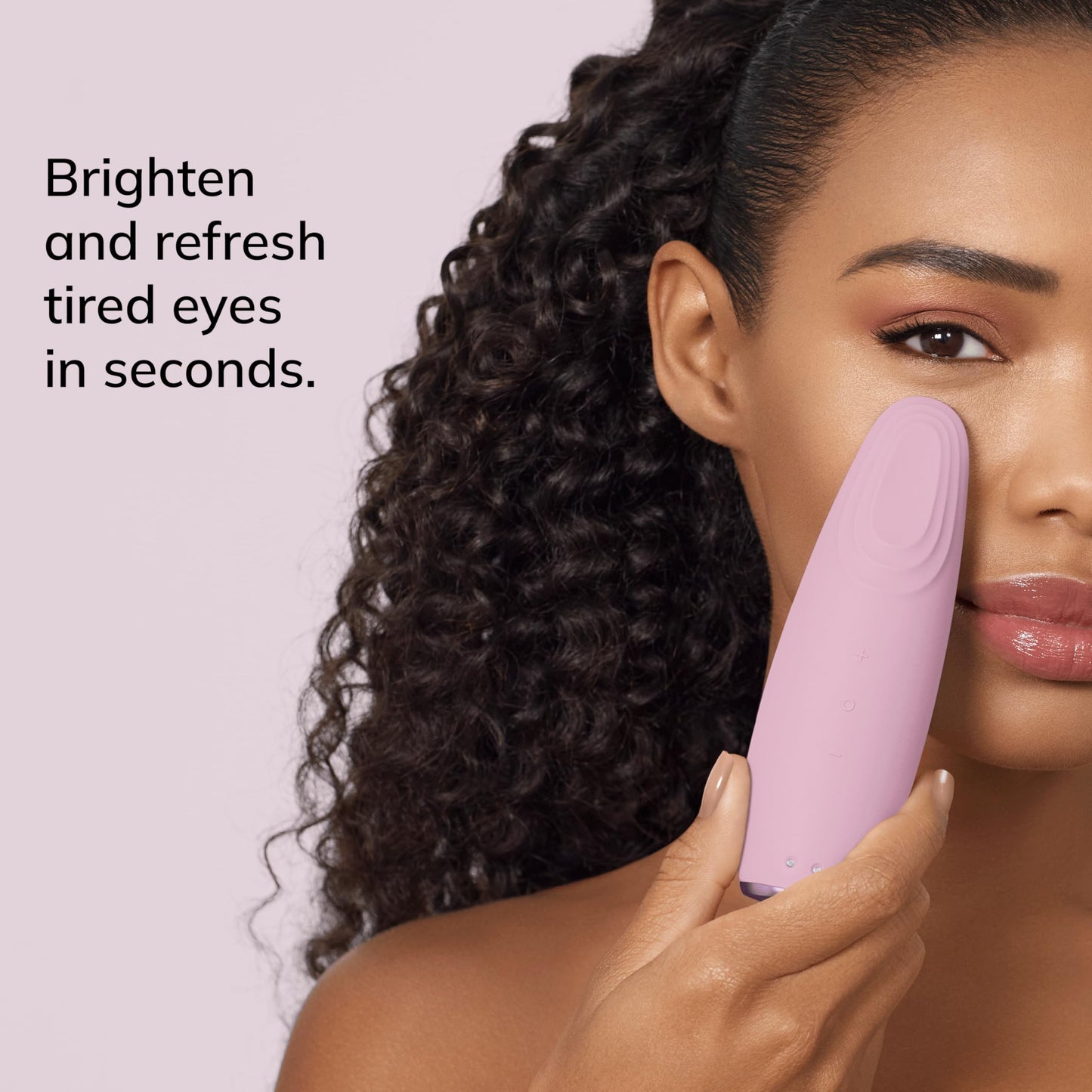 GESKE | SmartAppGuided™ Warm & Cool Eye Energizer | 6 en 1 | Masajeador de ojos | Masajeador anti ojeras | Eliminar bolsas y párpados caídos | Masaje ocular eléctrico