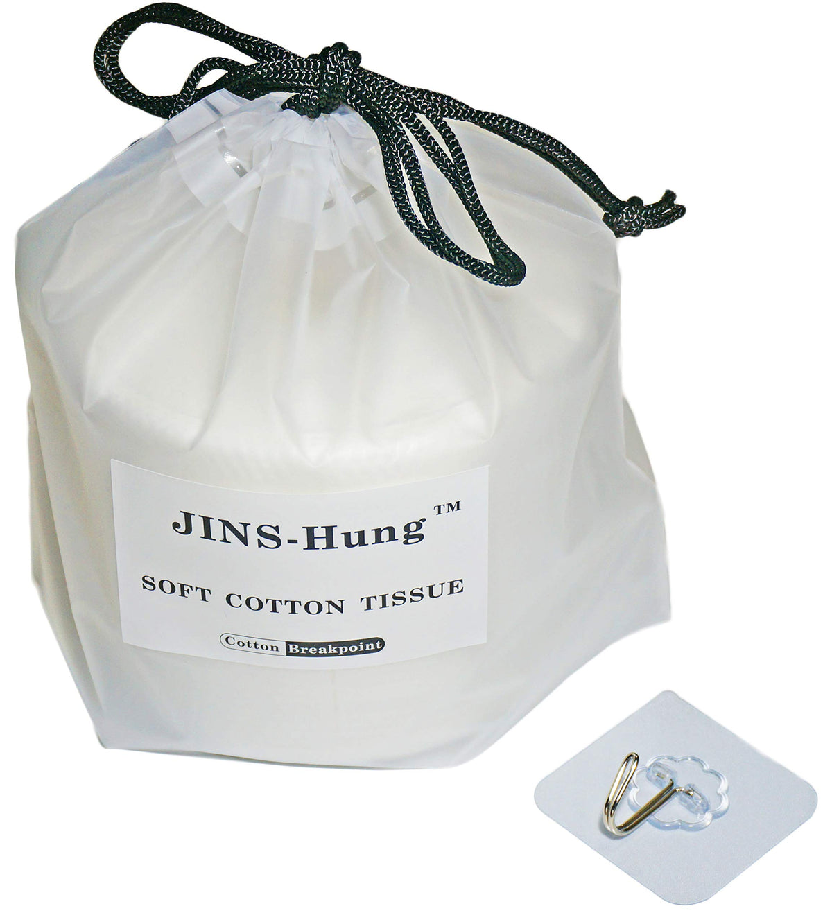 JINS-Hung Toallas faciales desechables naturales (paquete de 2) – 100% algodón suave – removedor de maquillaje – Profesional cotidiano comodidad facial (80 unidades/rollo)