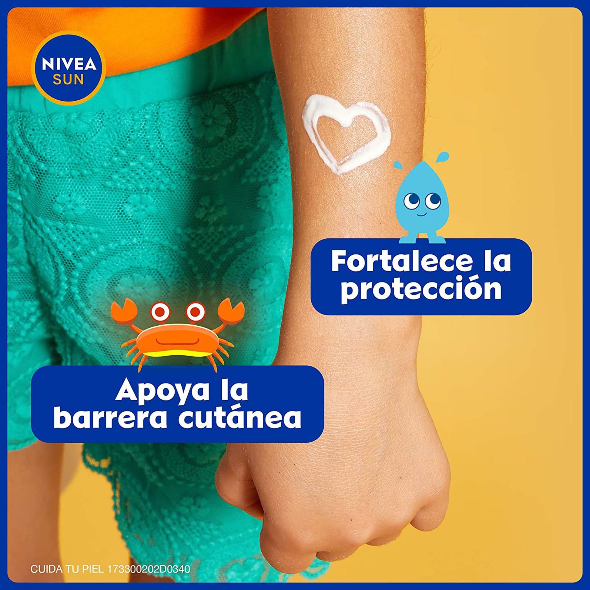 NIVEA SUN KIDS Protector Solar FPS 50+ en Spray Piel Sensible | 200 ml