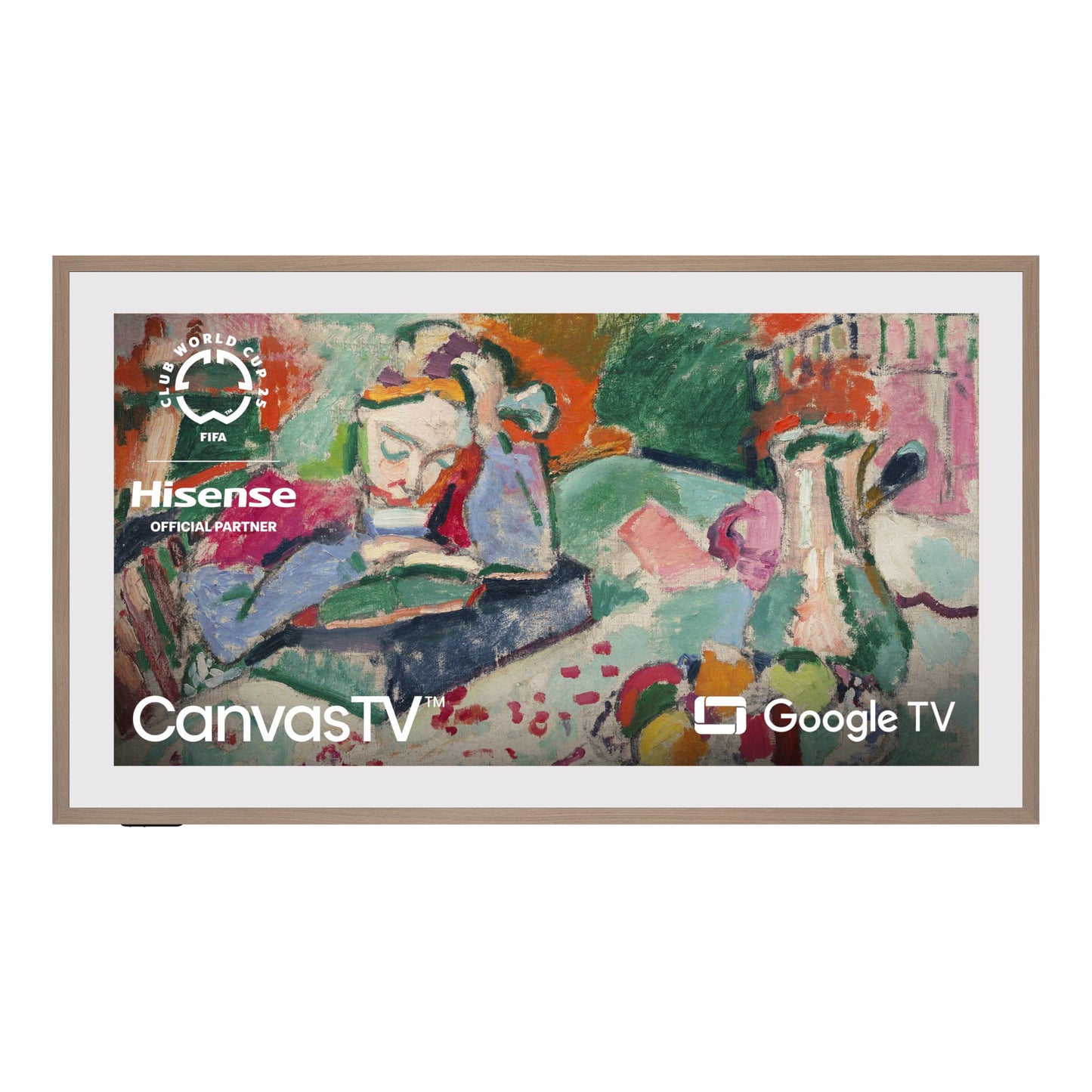 Hisense Serie CanvasTV™ de 65 Pulgadas Clase QLED 4K S7N Dolby Vision HDR Google Smart TV (65S7N, Modelo 2024) - Modo artístico, Panel antirreflejos, visualización Hi-Mate, Marco y Montaje en Pared