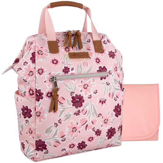 Mochila de Pañales Baby Essentials Negra con Marco Enfriador y Cambiador