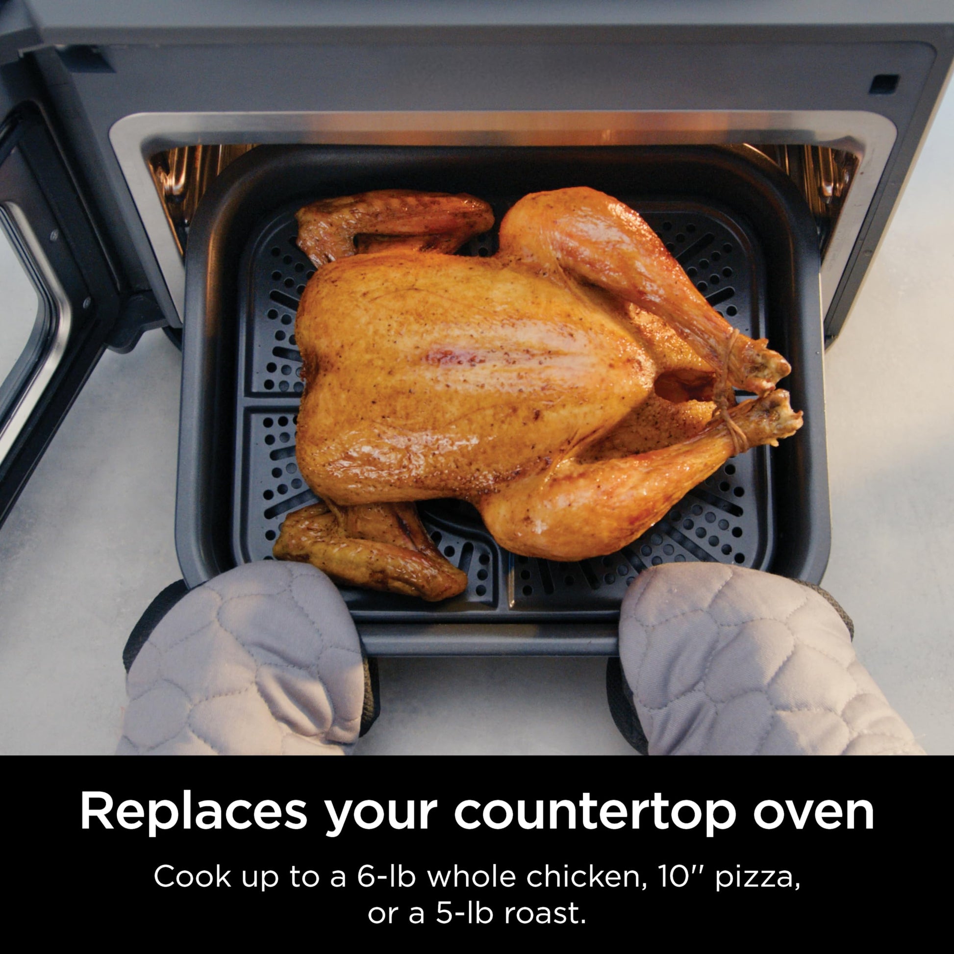 Ninja Combi Multicocina, horno y freidora de aire, comidas completas en 15 minutos, funciones 14 en 1, cocina combinada + freír al aire, hornear, asar, cocción lenta y más, 3 accesorios, acero