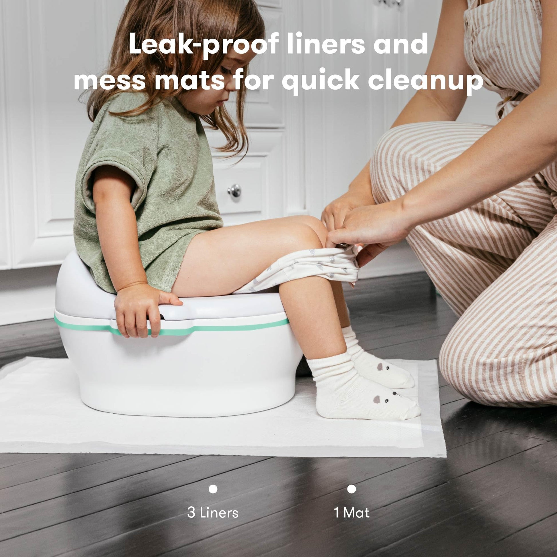 Frida Baby - El kit todo en uno incluye orinal Grow-with-Me, tapa de inodoro, taburete de paso para inodoro, taburete de paso para fregadero, elementos esenciales de limpieza y guía profesional para orinal