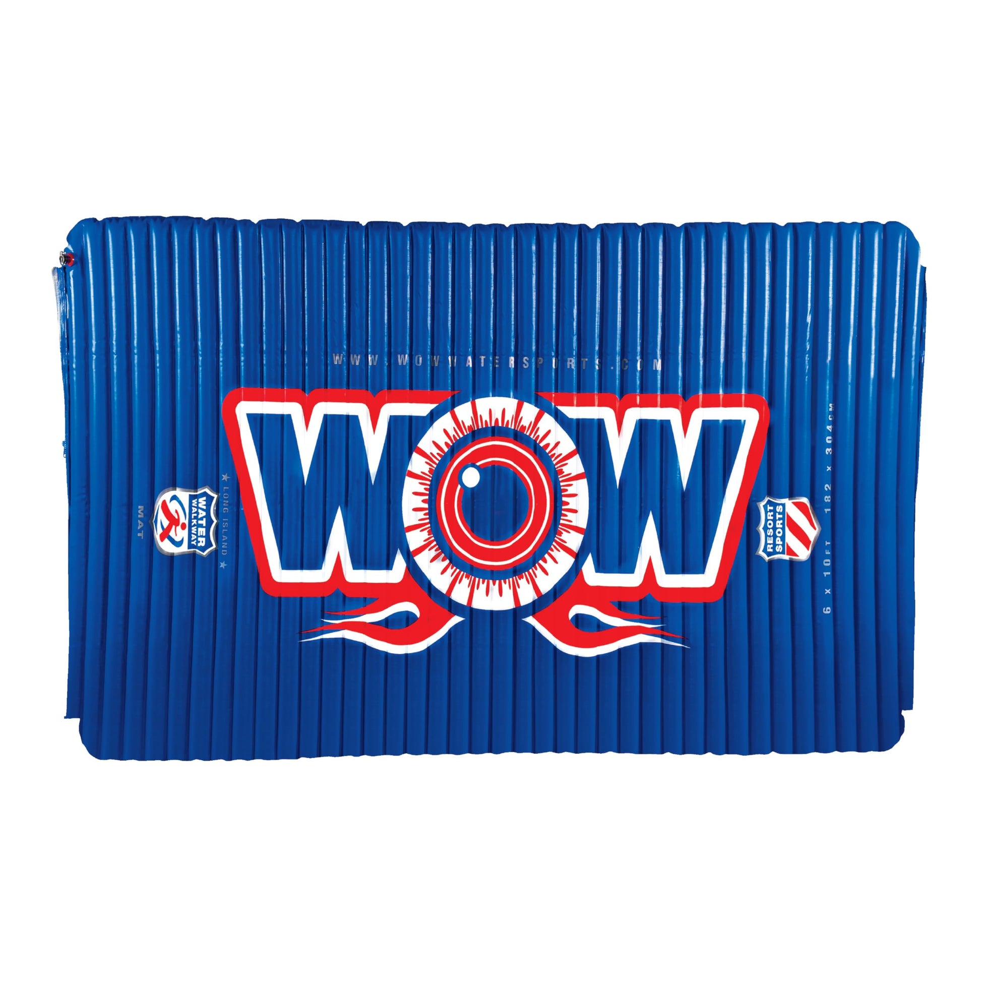 Tapete Inflable WOW Sports Azul Pasarela Flotante para Piscina y Lago para Niños y Adultos