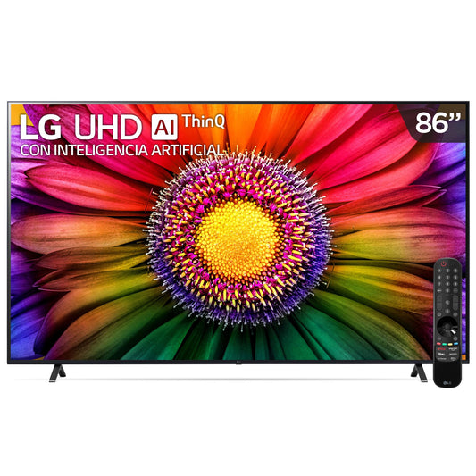 LG Pantalla UHD AI ThinQ 86" 4K Smart TV 86UR8750PSA