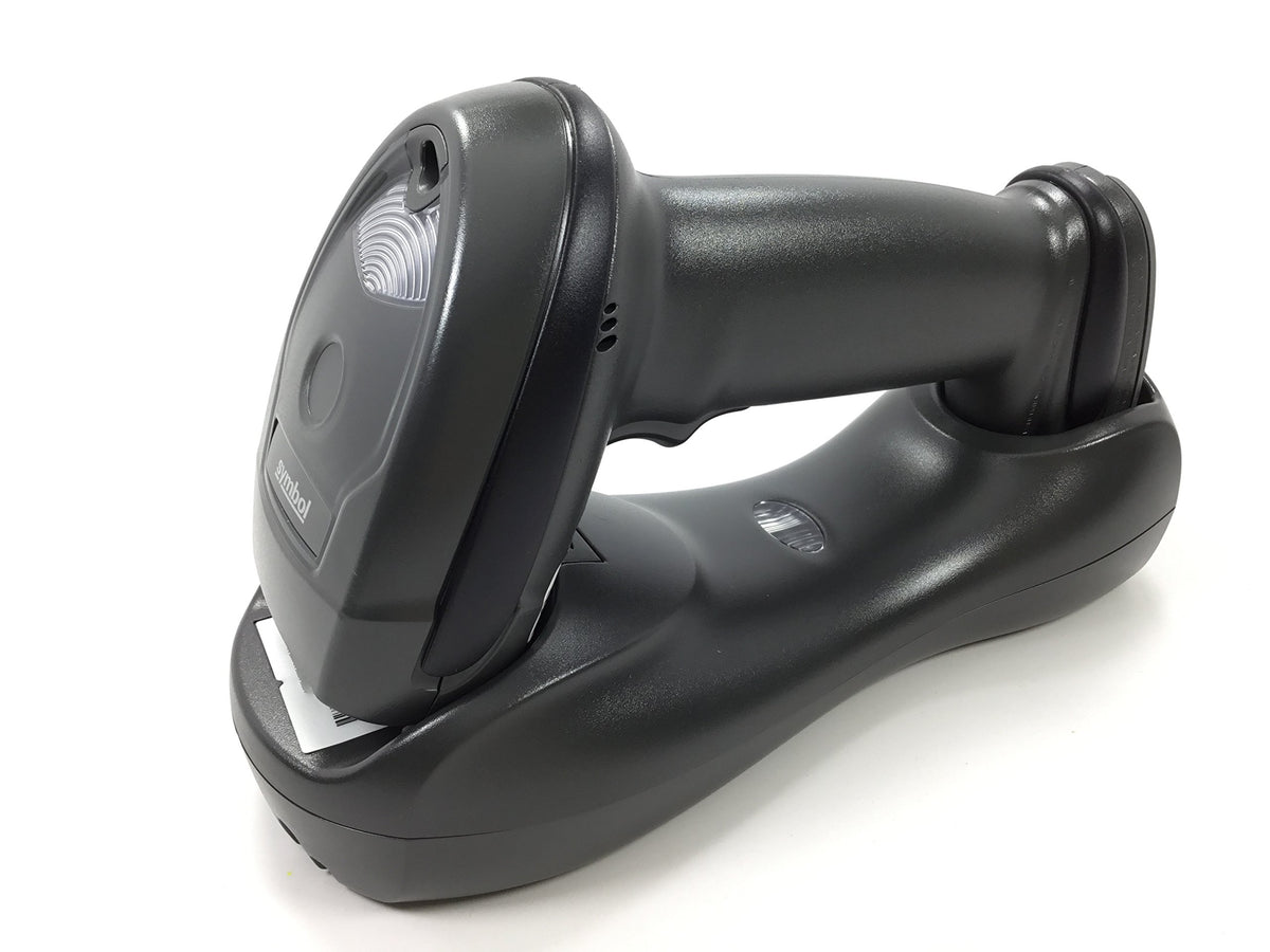 Escáner de Código de Barras Inalámbrico Zebra Cebra Con Soporte y Cable USB Resistente