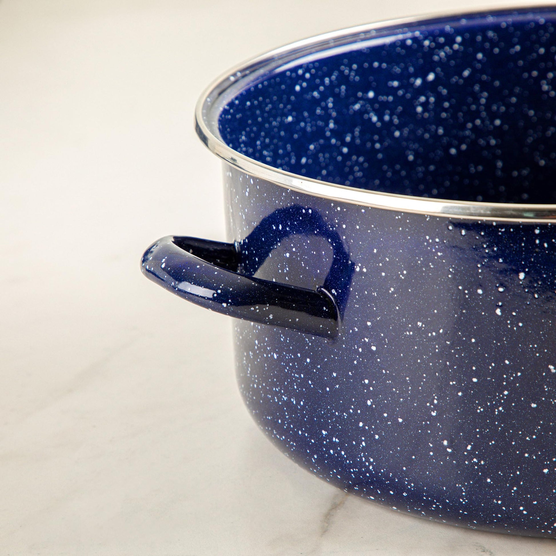 Batería de Cocina Ekco Azul Marino de Acero Esmaltado para Inducción 9 Piezas