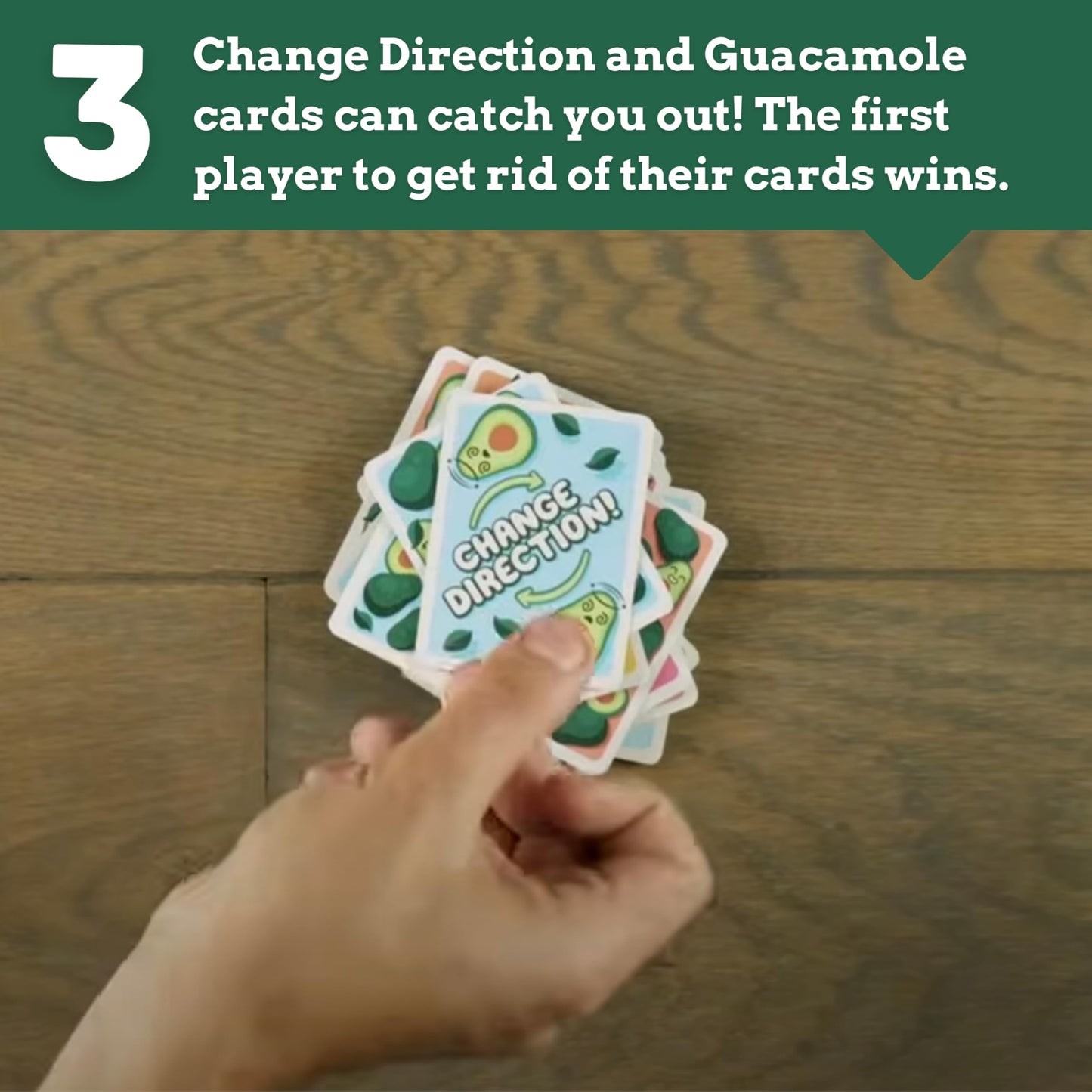 Juego de Cartas Ridley's Aguacate Smash 71 Piezas con Estuche de Almacenamiento para la Familia