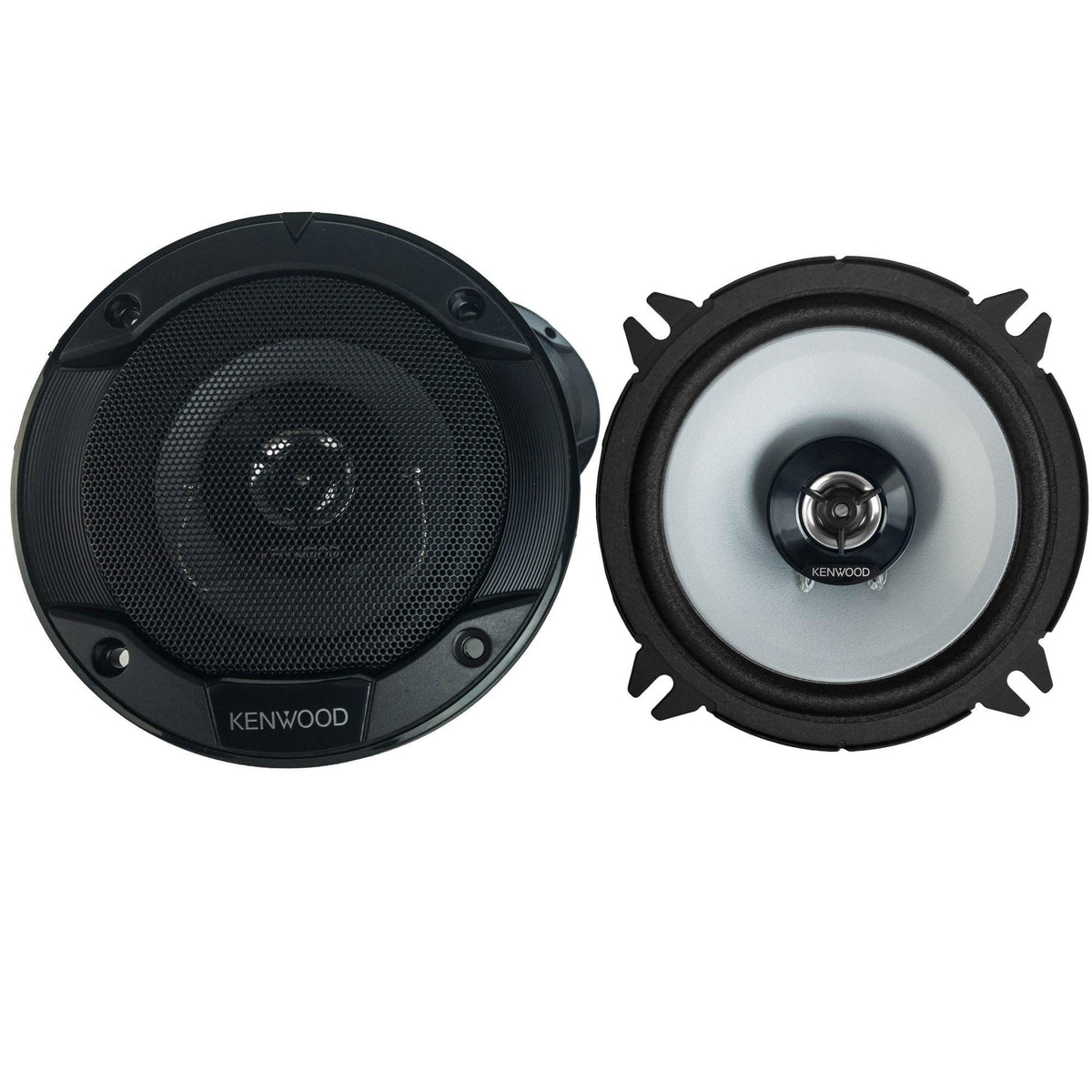 Bocina Coaxial para Auto Kenwood Negra 250W 5.25 Pulgadas 2 Vías (Par)