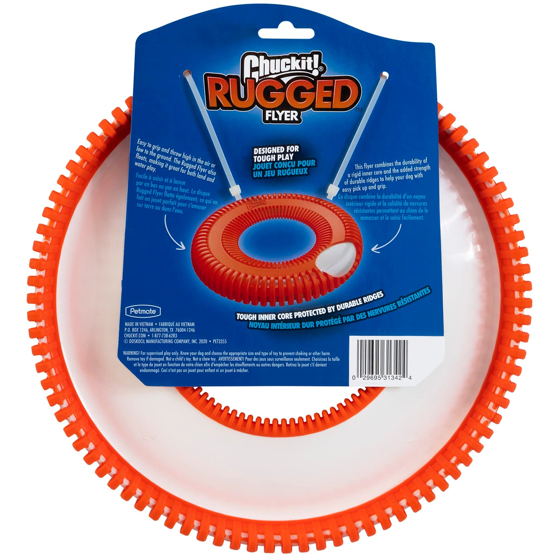 Chuckit! Rugged Flyer - Juguete para Perro, Grande