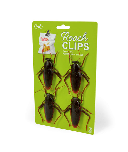 Fred 5239881 - Pinzas para bolsas de cucarachas, 4 unidades, color café