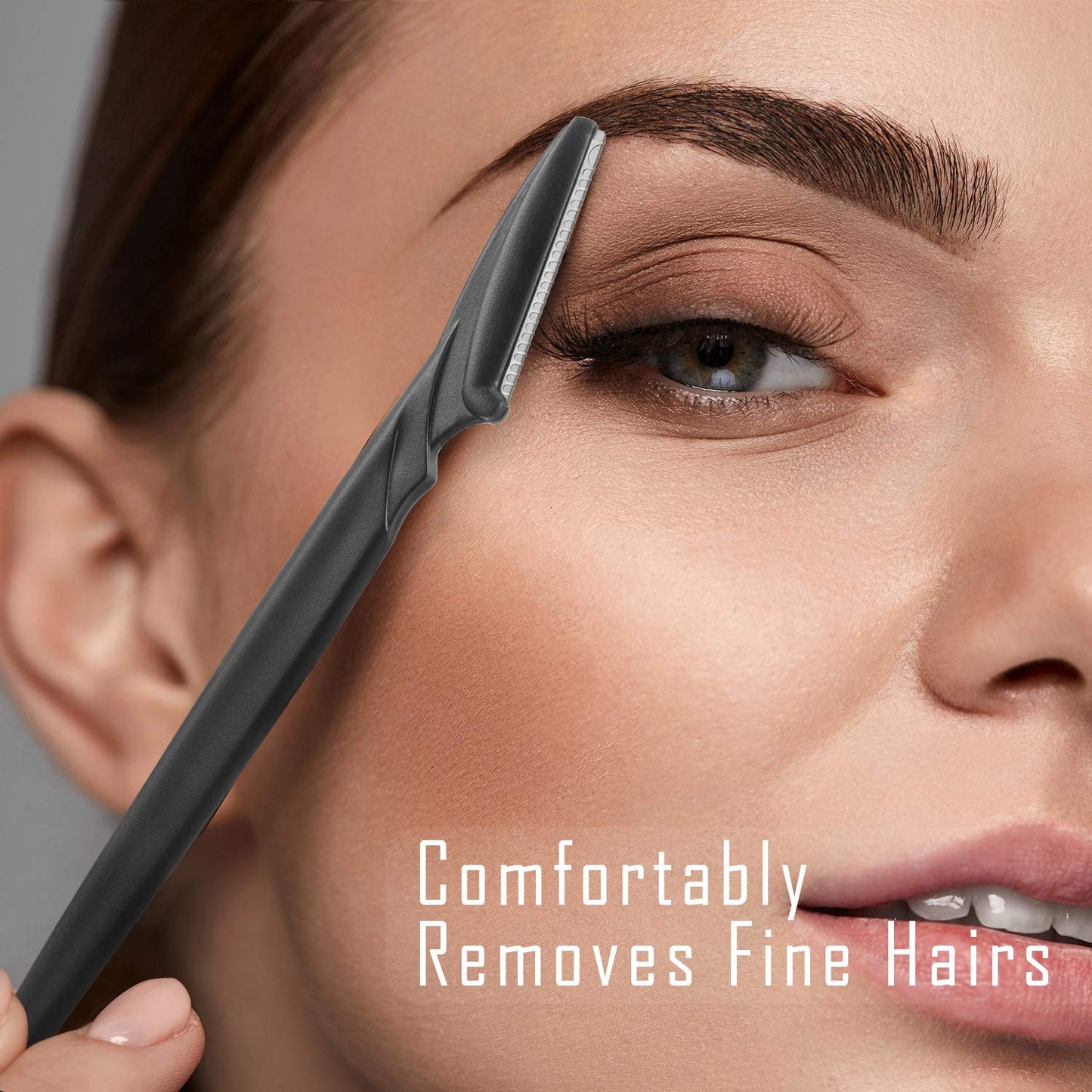 Boao 24 Maquinillas de Afeitar para Cejas Navaja de cejas Afeitadora Facial Recortadora Moldeadora con Cubierta de Precisión (Rojo Rosa, Amarillo, Verde, Blanco, Negro, Azul, Rosa y Naranja)
