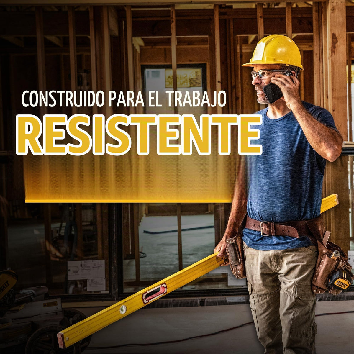 Anillo Magnético Giratorio DEWALT iPhone 16 Pro Max Resistente a Caídas para MagSafe
