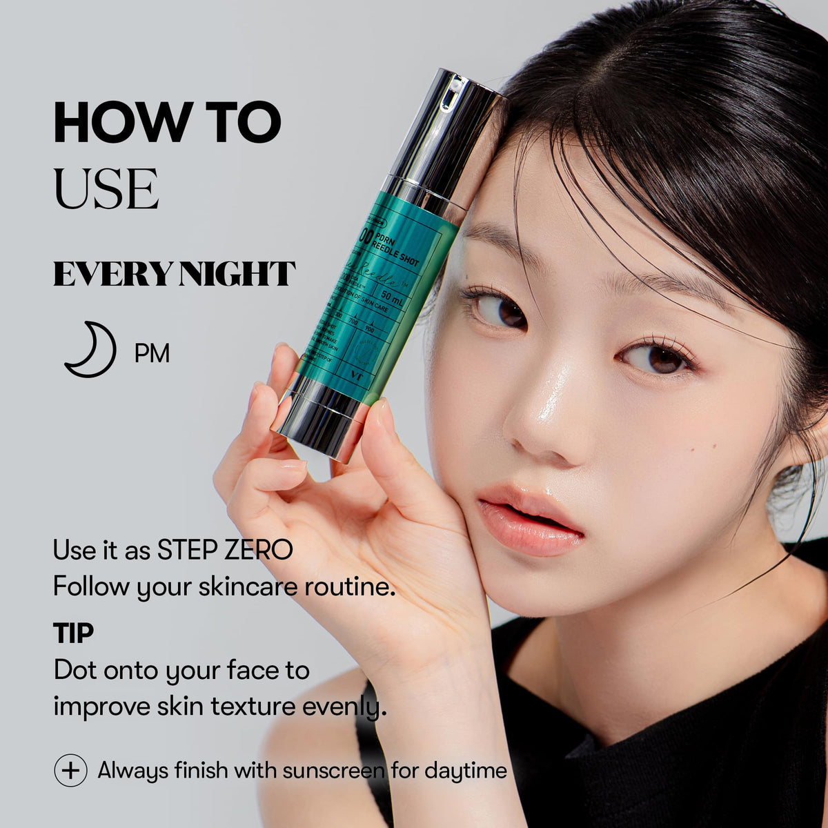 VT COSMETICS PDRN Reedle Shot 100, suero de microneedling de especias, PDRN vegano, centella asiática, ácido hialurónico, exfoliación, piel suave y cristalina, refuerzo de la piel líquida coreana 50ml