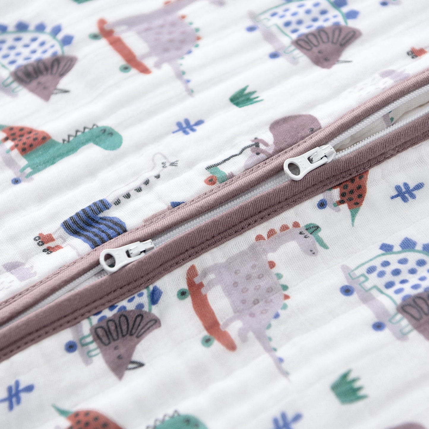 TADO MUSLIN - Saco de dormir para bebé de 2 a 4 T, manta portátil para bebé, 100% algodón orgánico, 0.5 TOG, saco de dormir para niños pequeños, cierre de 2 vías, suave, 4 capas, 2T, 3T, 4T,