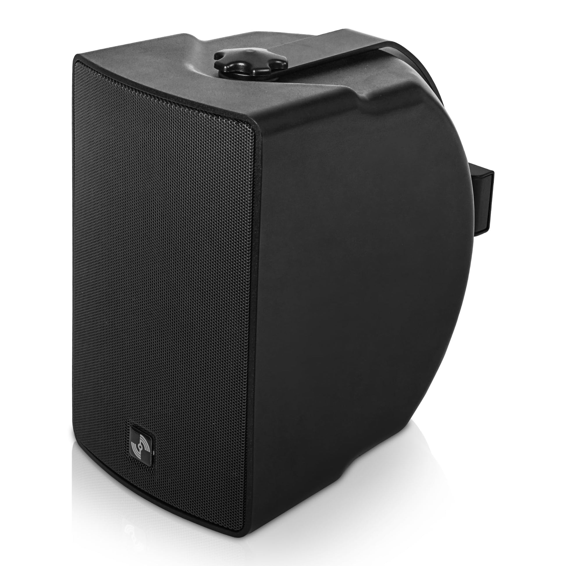 Sound Town - Par de altavoces de montaje en superficie resistente a la intemperie de 6.5 pulgadas, interiores y exteriores, 70 V/100 V/8 ohm, para instalación doméstica y comercial, negro