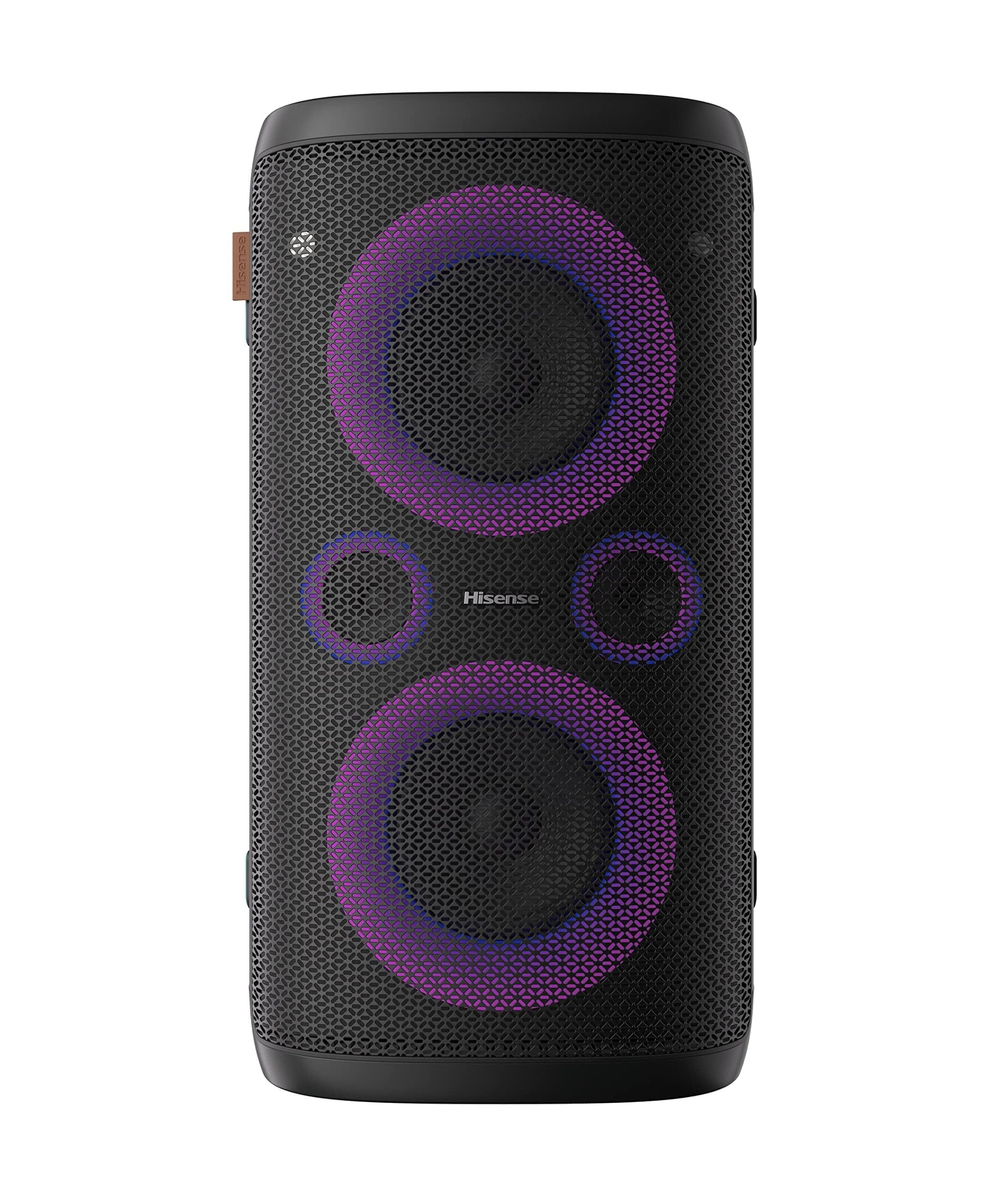 Hisense Ultimate - Altavoz inalámbrico para Fiesta Exterior e Interior con subwoofer, 2.0 CH, 300 W, IPX4 Impermeable, batería de Larga duración, Bluetooth5.0, Modo DJ y Karaoke (HP100)