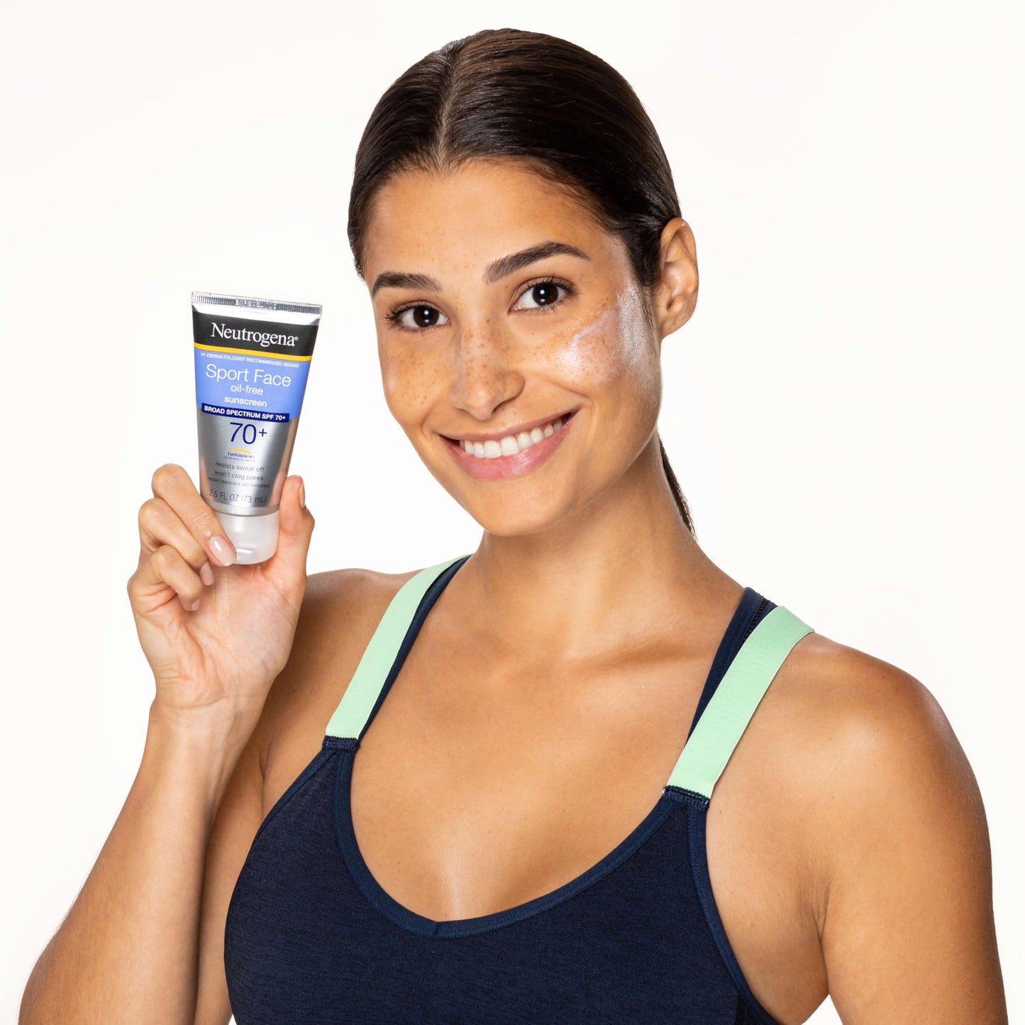 Protector Solar Loción Neutrogena Deportivo Amplio Espectro SPF 70+ Resistente al Sudor y Agua