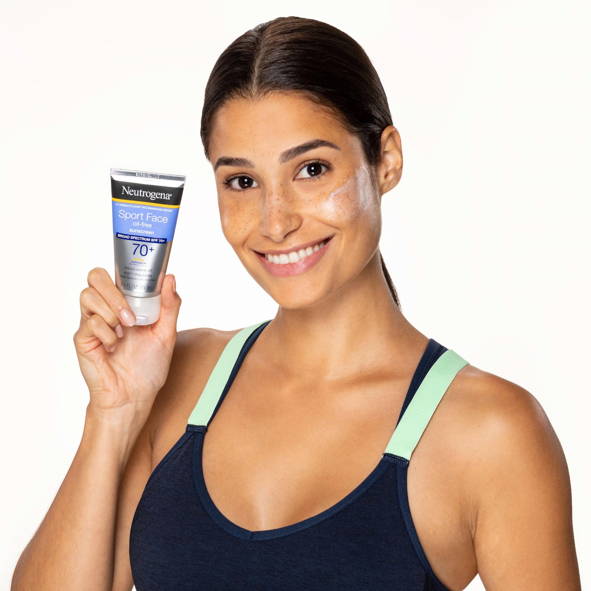 Protector Solar Loción Neutrogena Deportivo Amplio Espectro SPF 70+ Resistente al Sudor y Agua