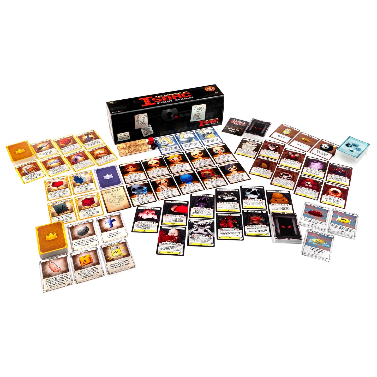 Maestro Media: The Binding of Isaac: Four Souls (2ª edición) - Juego de cartas de estrategia, licencia oficial, edades 13 +, 1-4 jugadores, 30 minutos