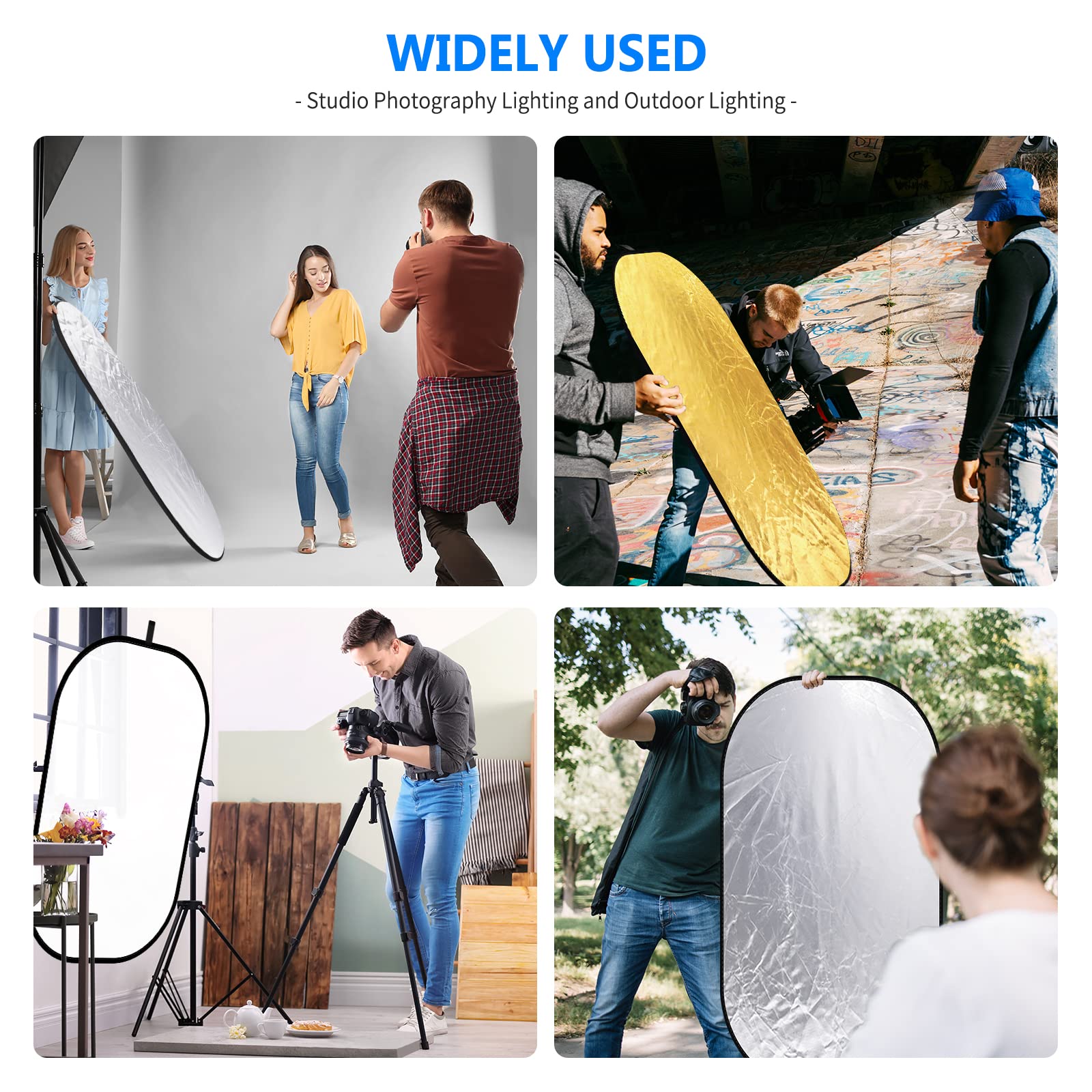 NEEWER 40"x60"/100x150cm Light Reflectors para Fotografía