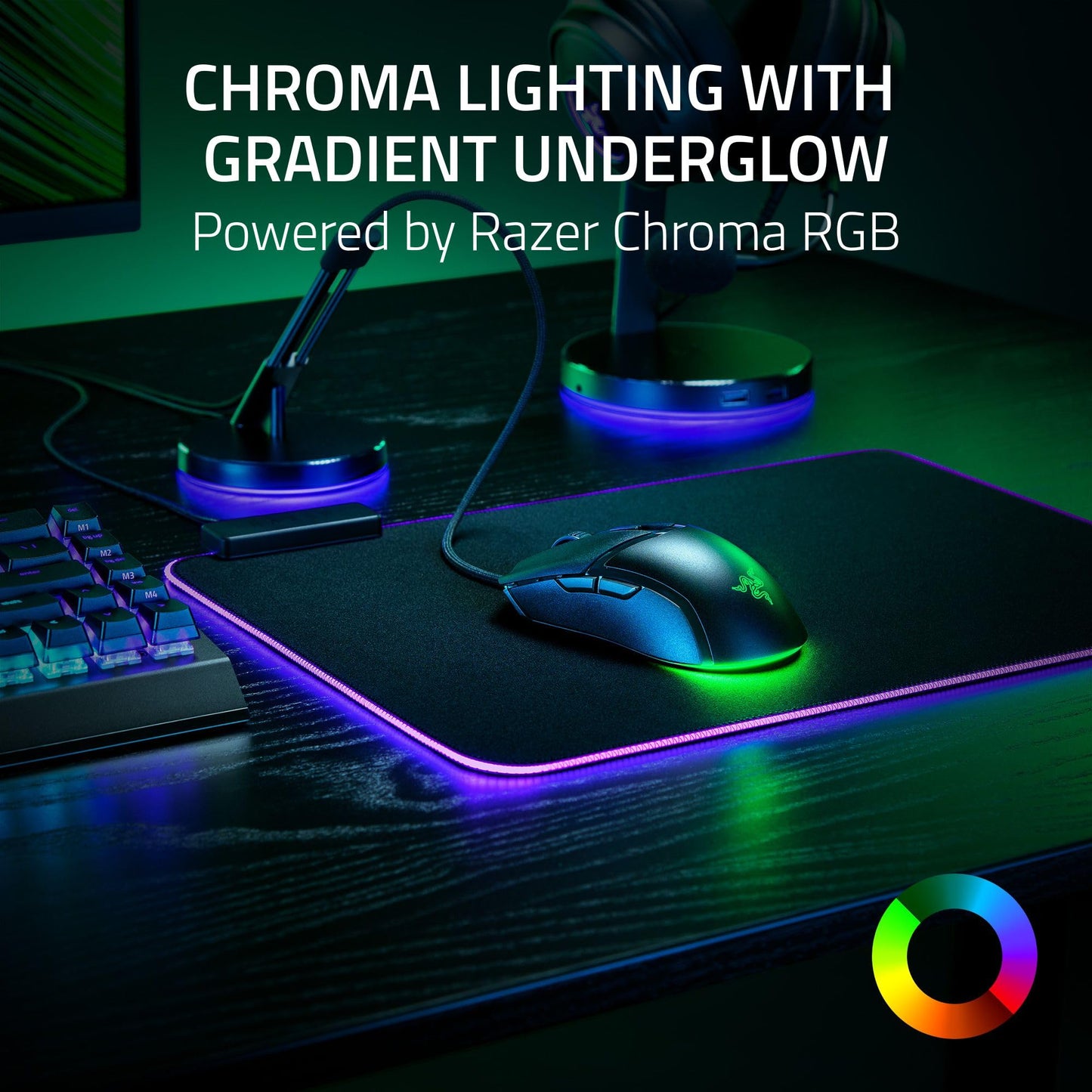 Ratón para Juegos Razer Cobra Negro con Iluminación Chroma RGB y Sensor Óptico 8500 dpi