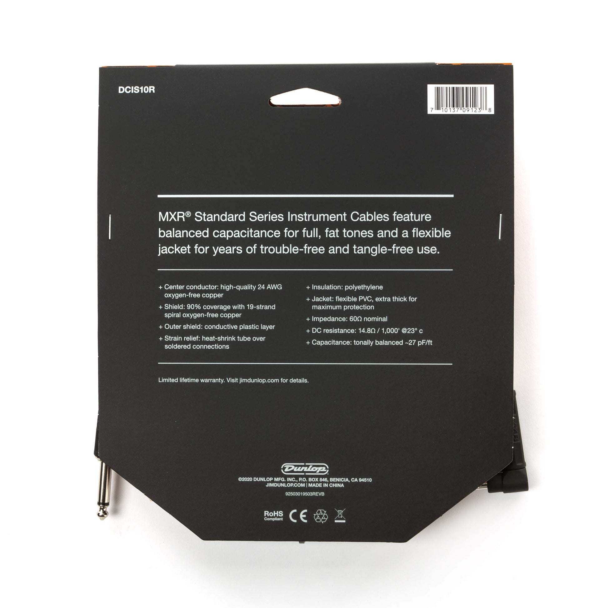 Cable de Instrumento MXR 10 Pies Estándar