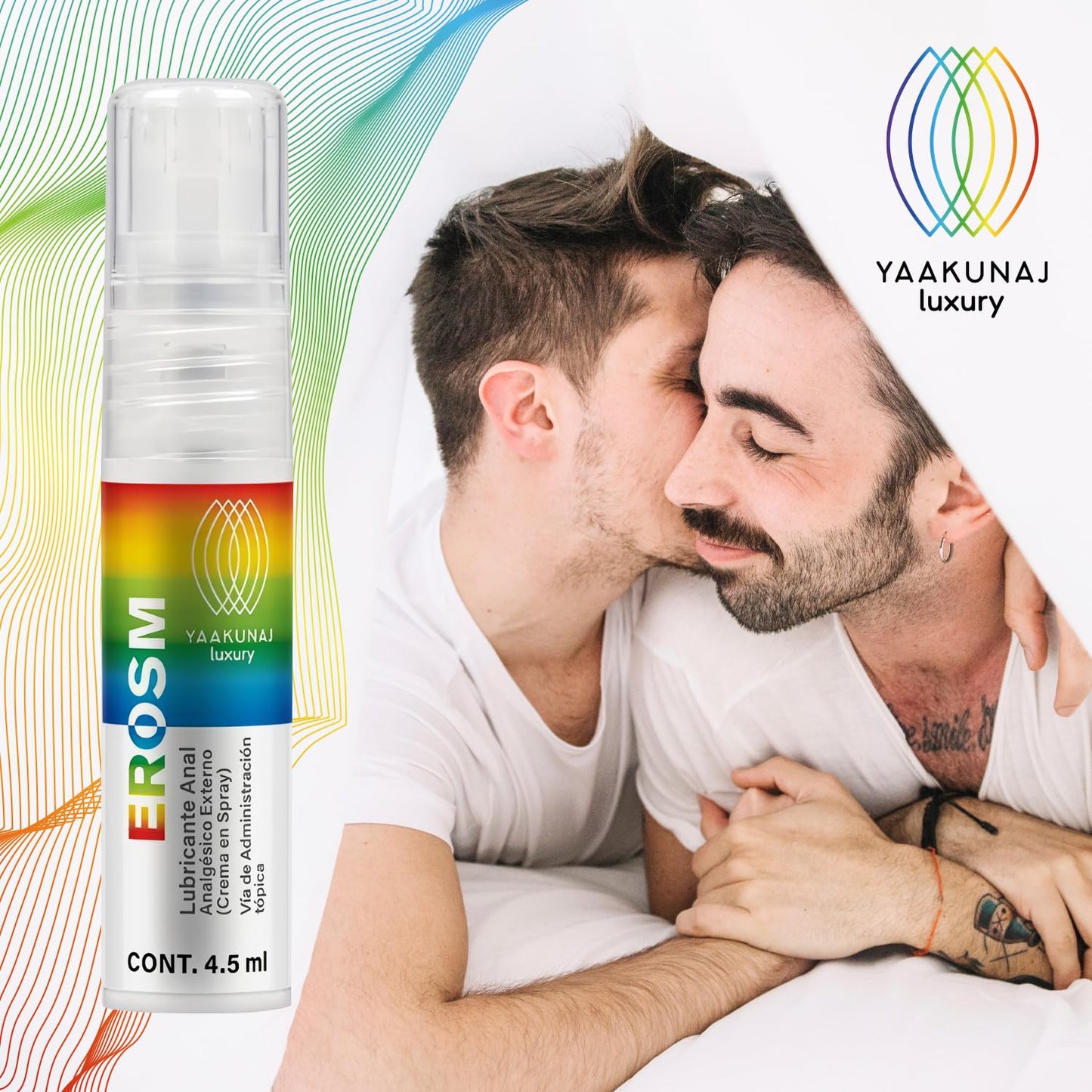 Lubricante Anal Yaakunaj Cereza Erosm Yaakunaj Luxury Pride 4.5ml