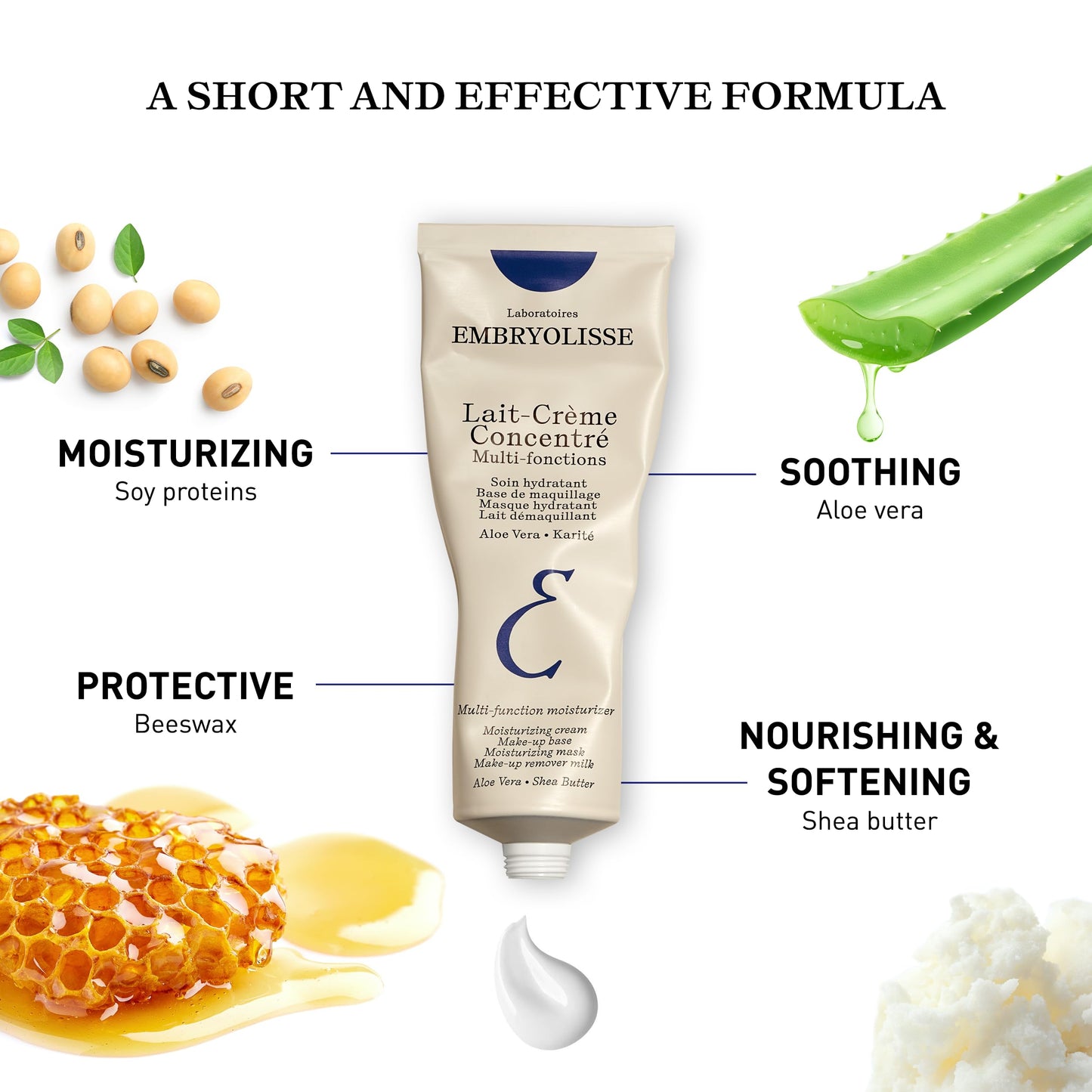 Embryolisse - Crema concentrada de 24 horas con efecto espejo, 30ml