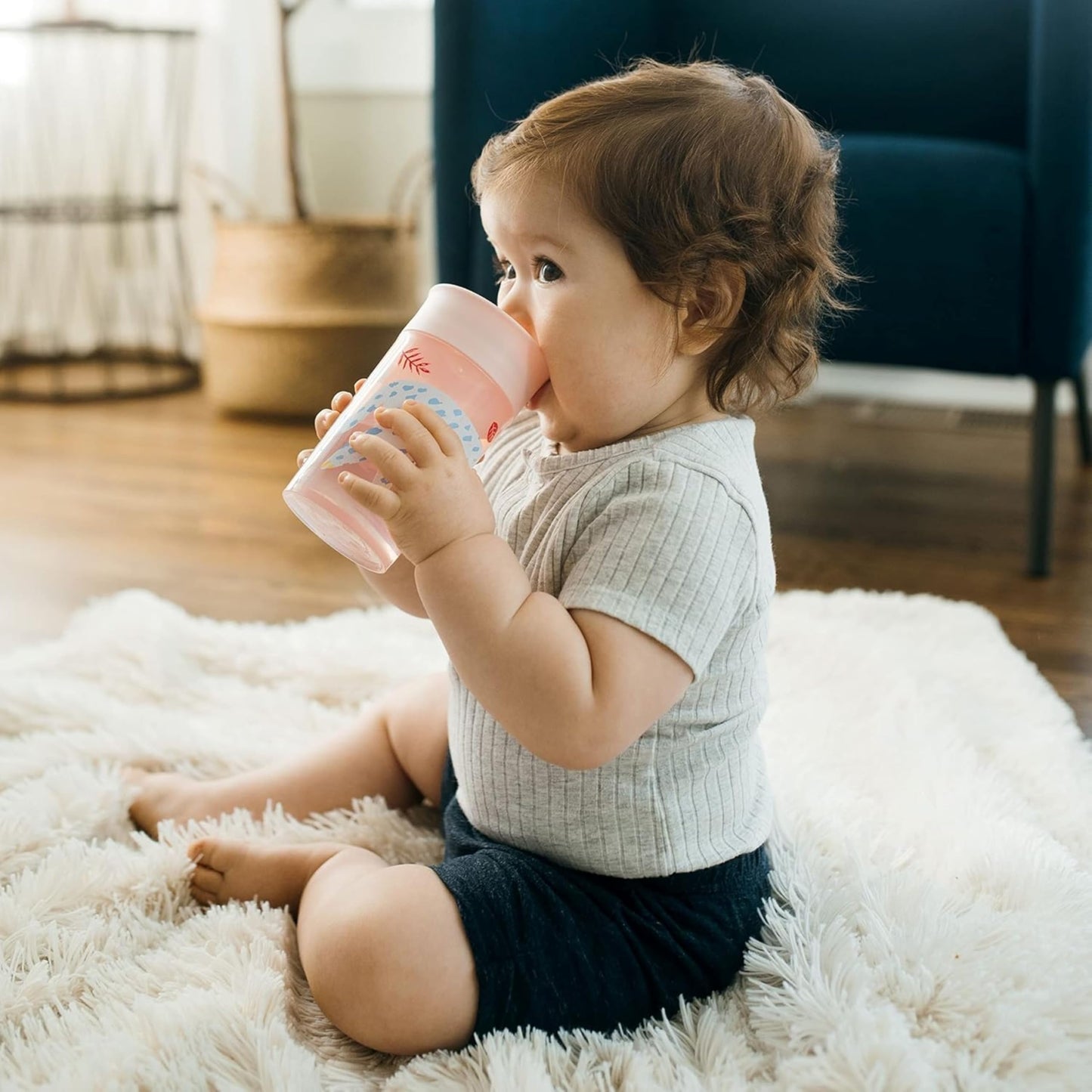 Dr. Brown's Milestones™ Cheers360™ Cup, rosa, 10 onzas