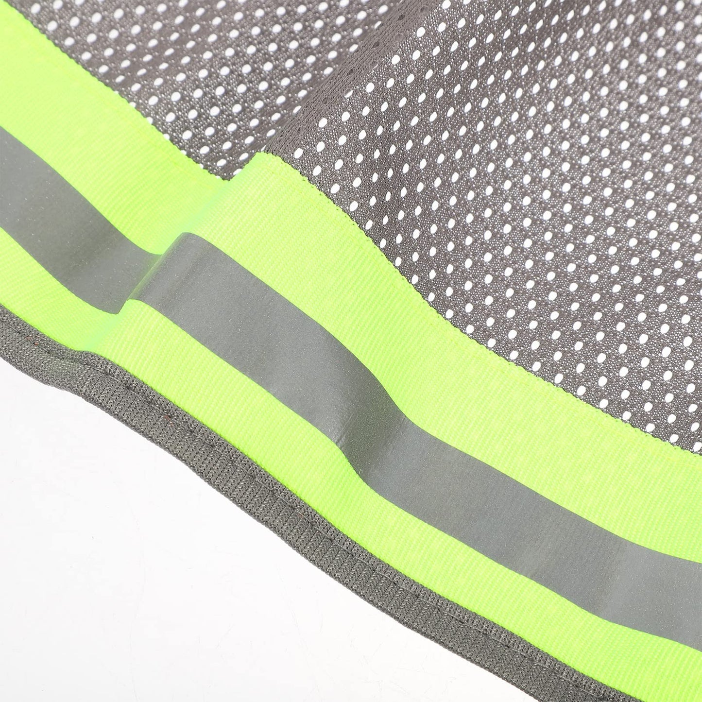 GLEAVI Protector Solar para Casco con Malla Sombra Reflectante para Cuello Accesorio de Seguridad para de Construcción Aumento de Visibilidad Transpirable y Ligero