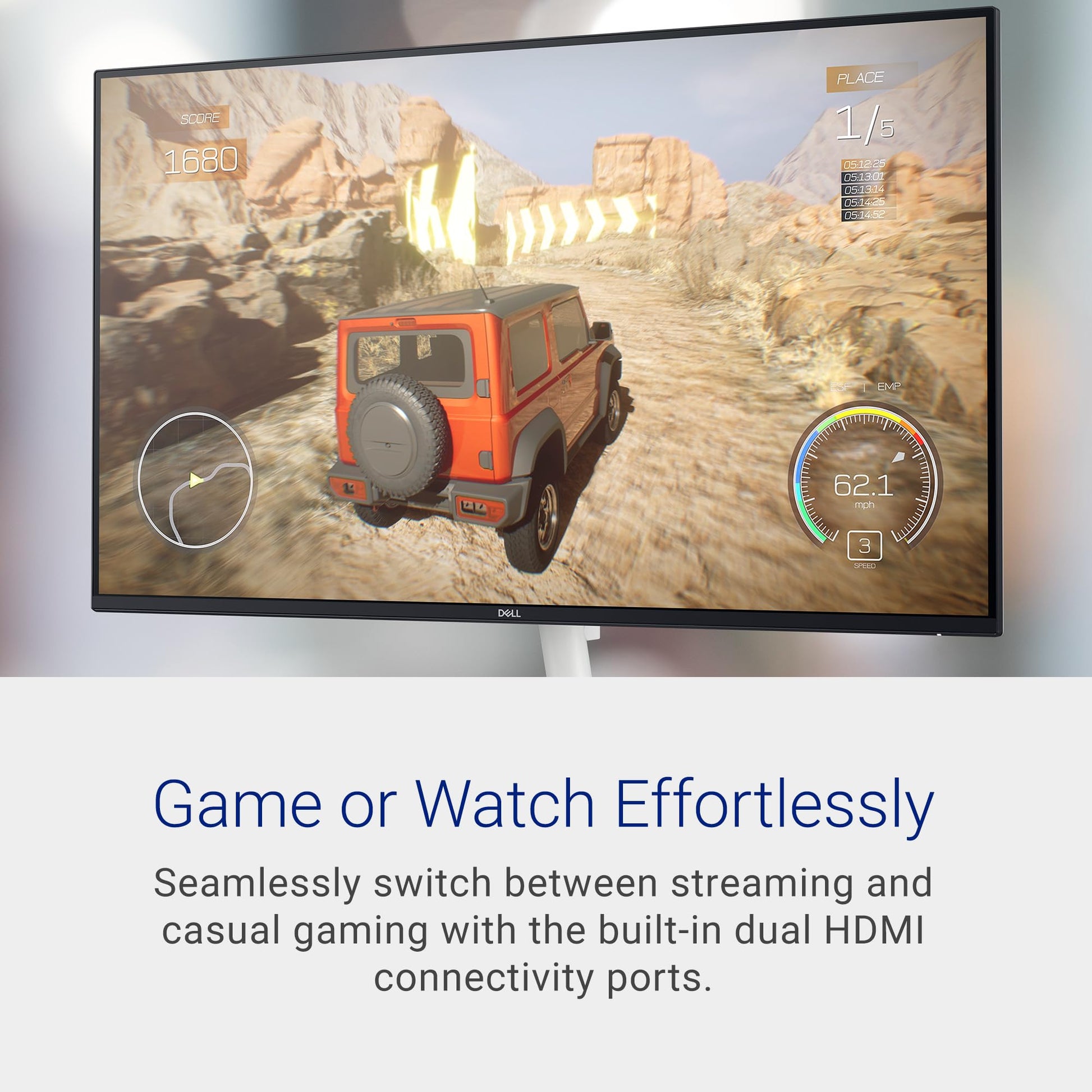 Dell 27 Monitor S2725H 27" 1920 x 1080 100Hz IPS HDMI 1.4 Power Cable, 1 x HDMI Cable
