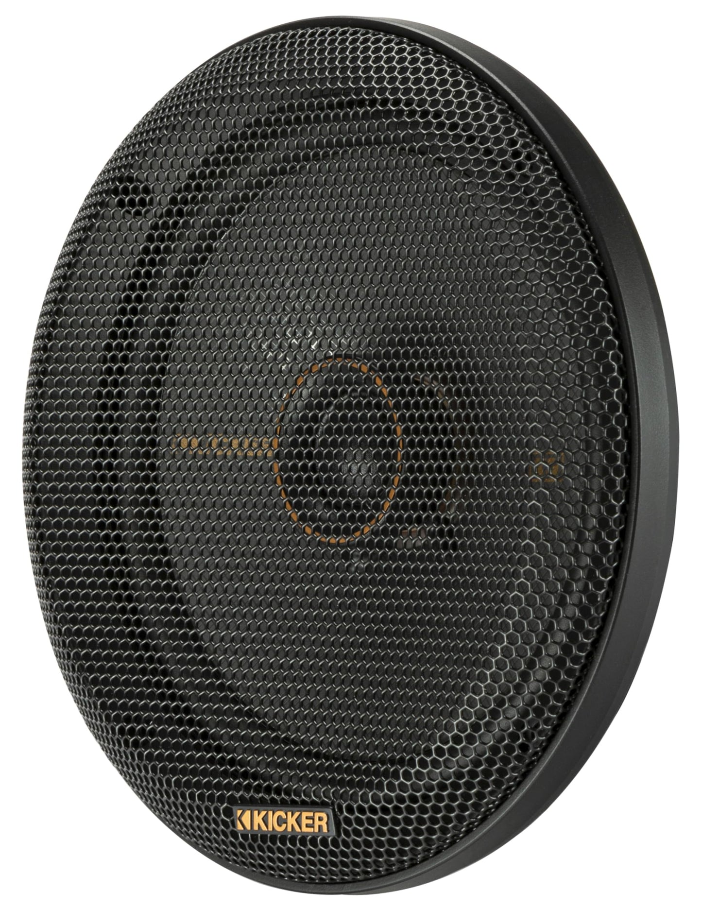Sistema de altavoces coaxiales KICKER 51KSC6704, diseño de 2 vías, un (1) par, woofer/rango medio de polipropileno de 6.75 pulgadas (165 mm), tweeters de cúpula de seda de 3/4 pulgadas (20 mm), 100