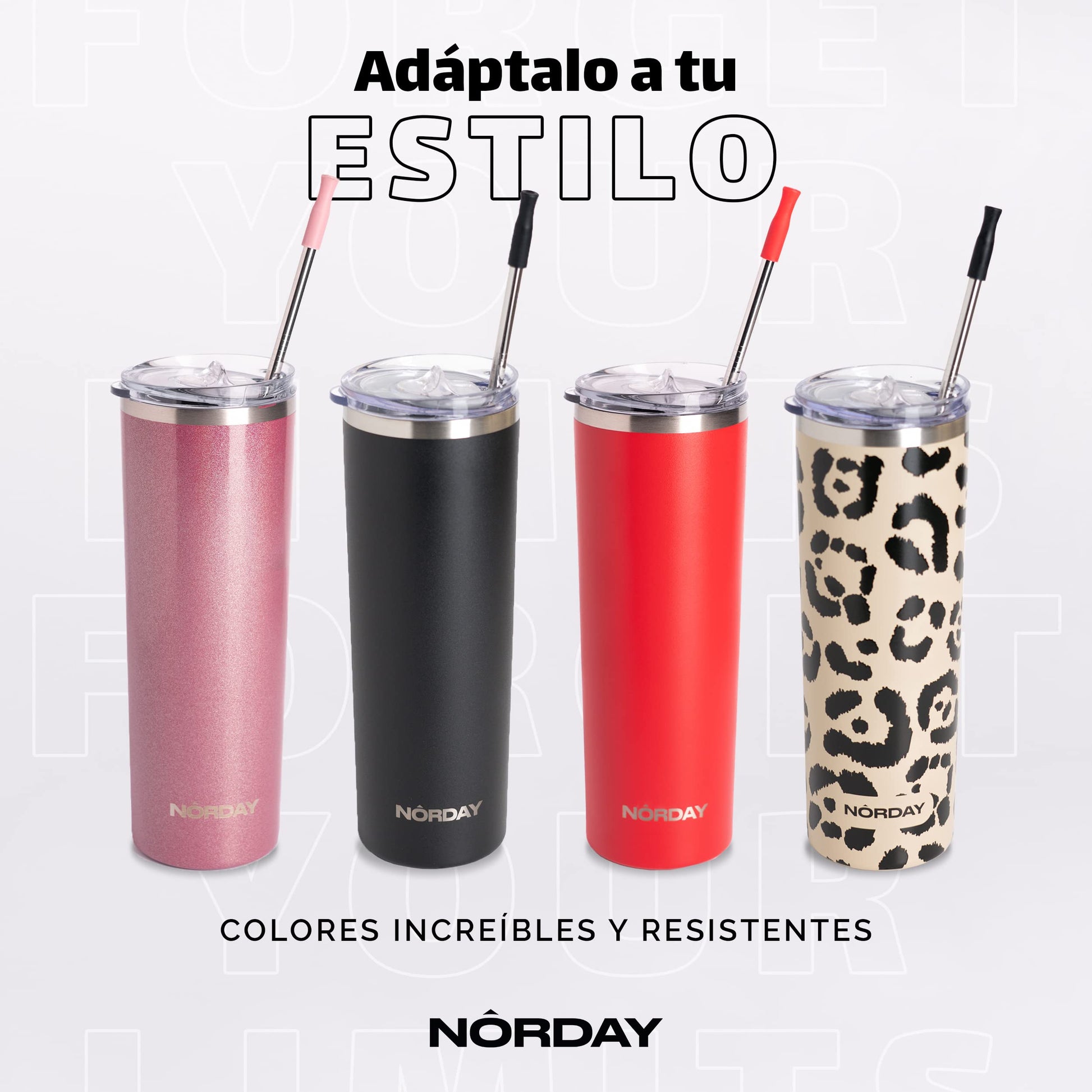 Vaso Térmico NORDAY Rosa Claro 22 oz Acero Inoxidable Antiderrame Doble Pared para Viaje