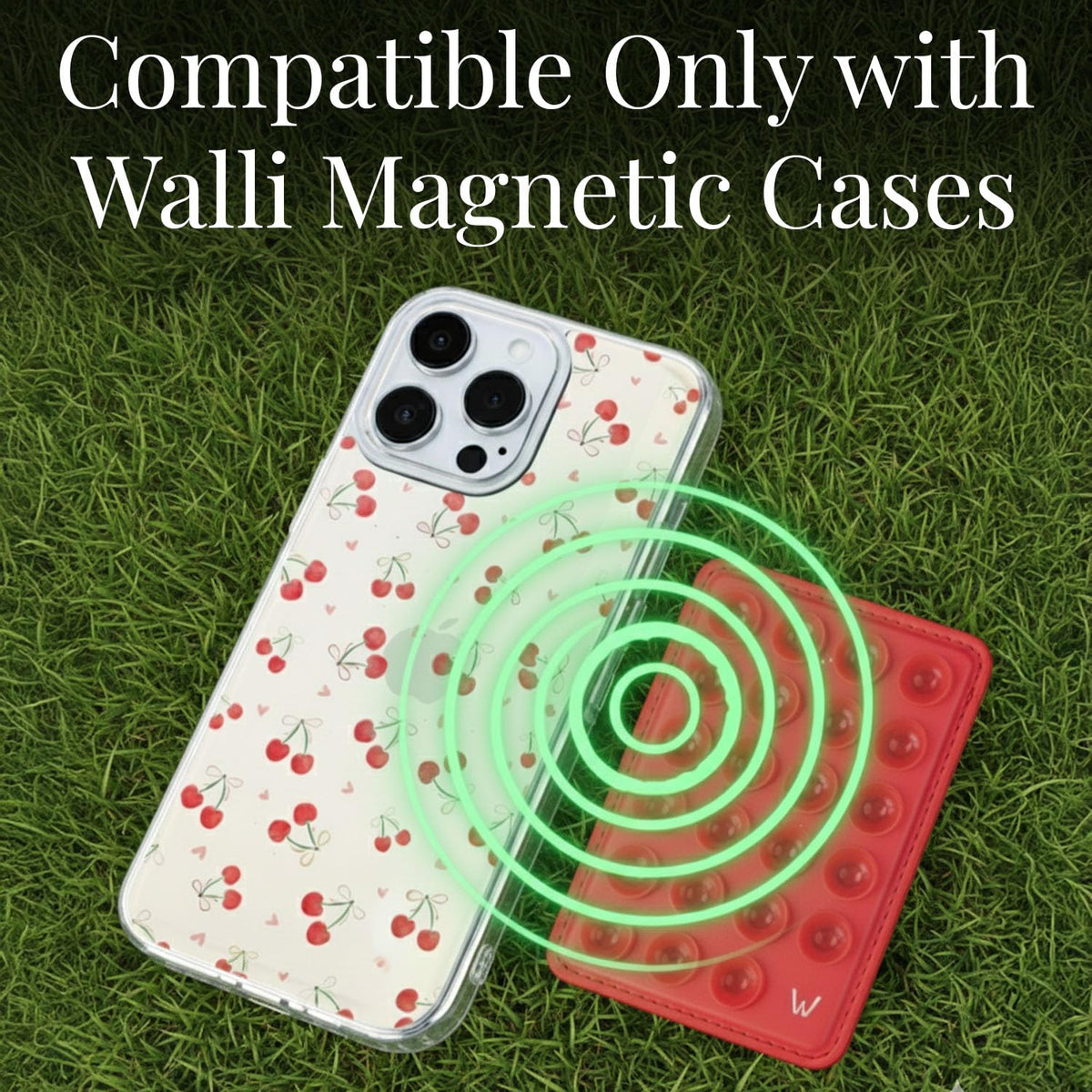 Soporte para Teléfono Walli Negro con Ventosa Fuerte de Silicona para iPhone y Uso Manos Libres
