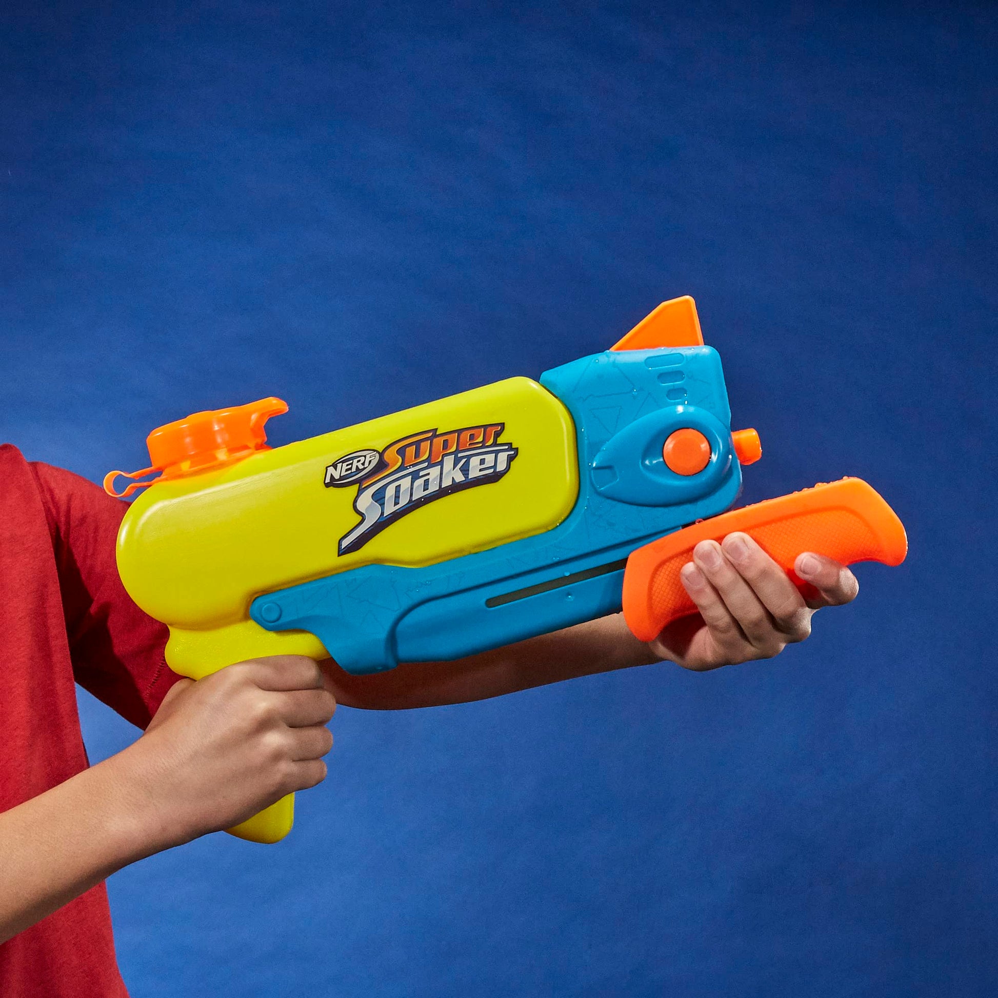 Lanzador de Agua Nerf Super Soaker Wave Spray con Chorros Ondulantes para Niños y Niñas