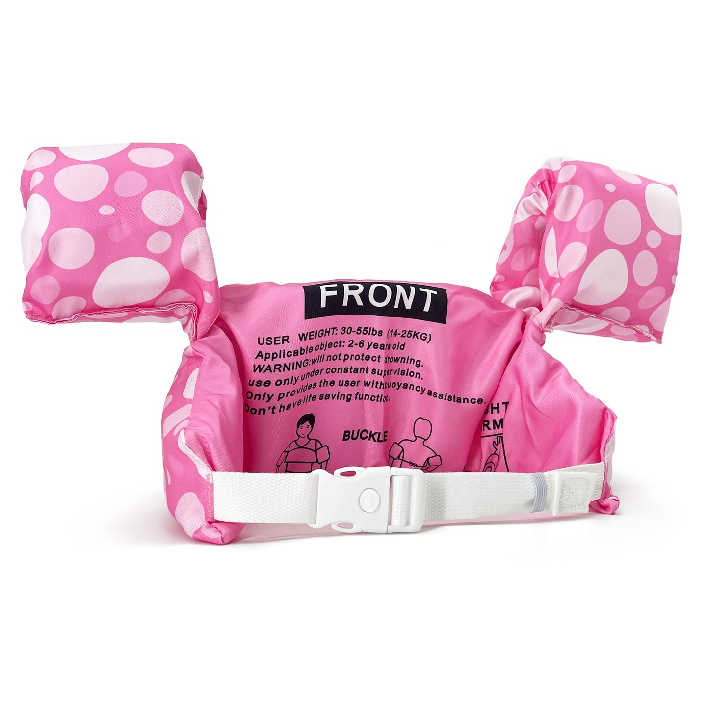 Chaleco Flotante Silfrae Rosado Flamingo para Natación (30 a 50 Libras)