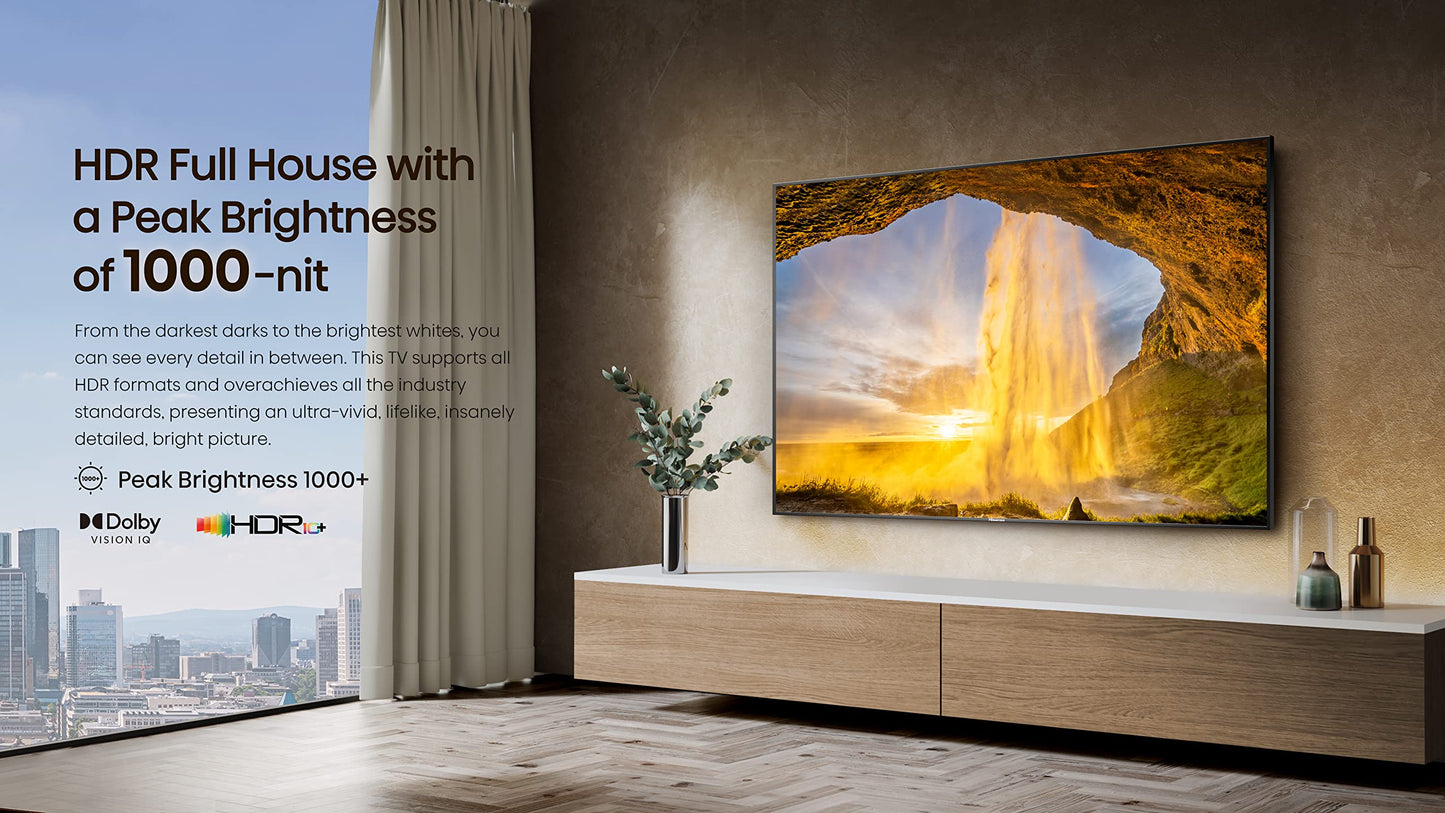 Hisense ULED Premium U7H QLED Series 75 Pulgadas Clase Quantum Dot Google 4K Smart TV (75U7H, Modelo 2022)