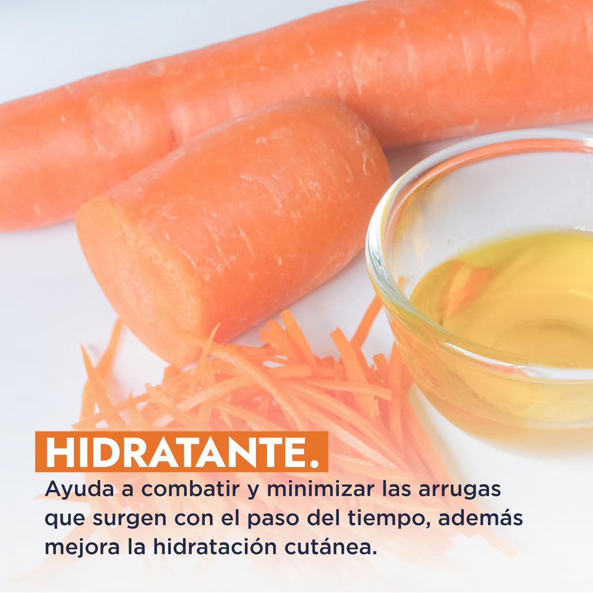 Hebbe - Aceite De Zanahoria 100% Puro 50 ml | Hidratante Reafirmante | Regenerador | Antiedad | Cabello Brillo Y Suavidad