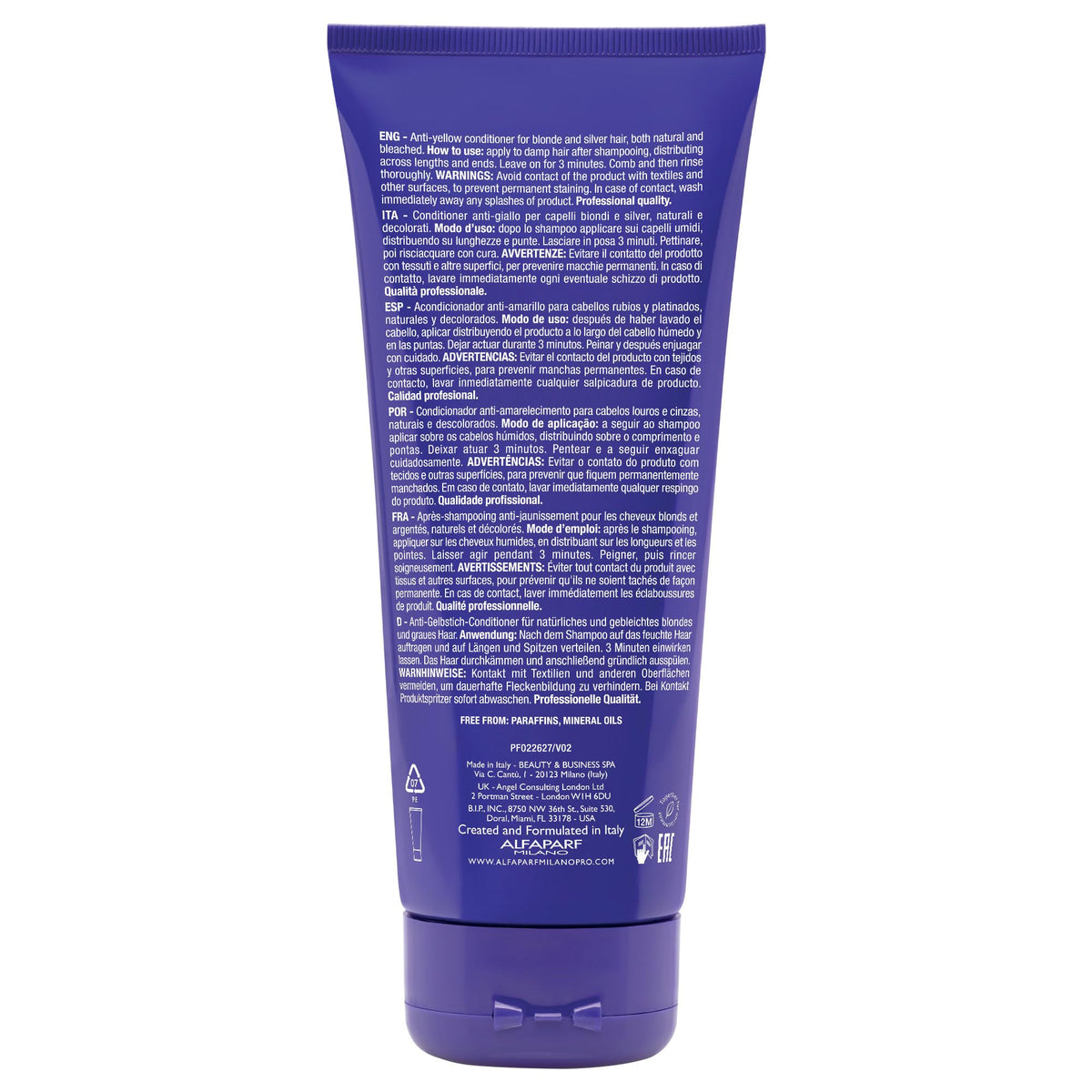Alfaparf Semi di Lino Blonde Acondicionador Anti-Amarillo 200 ml'