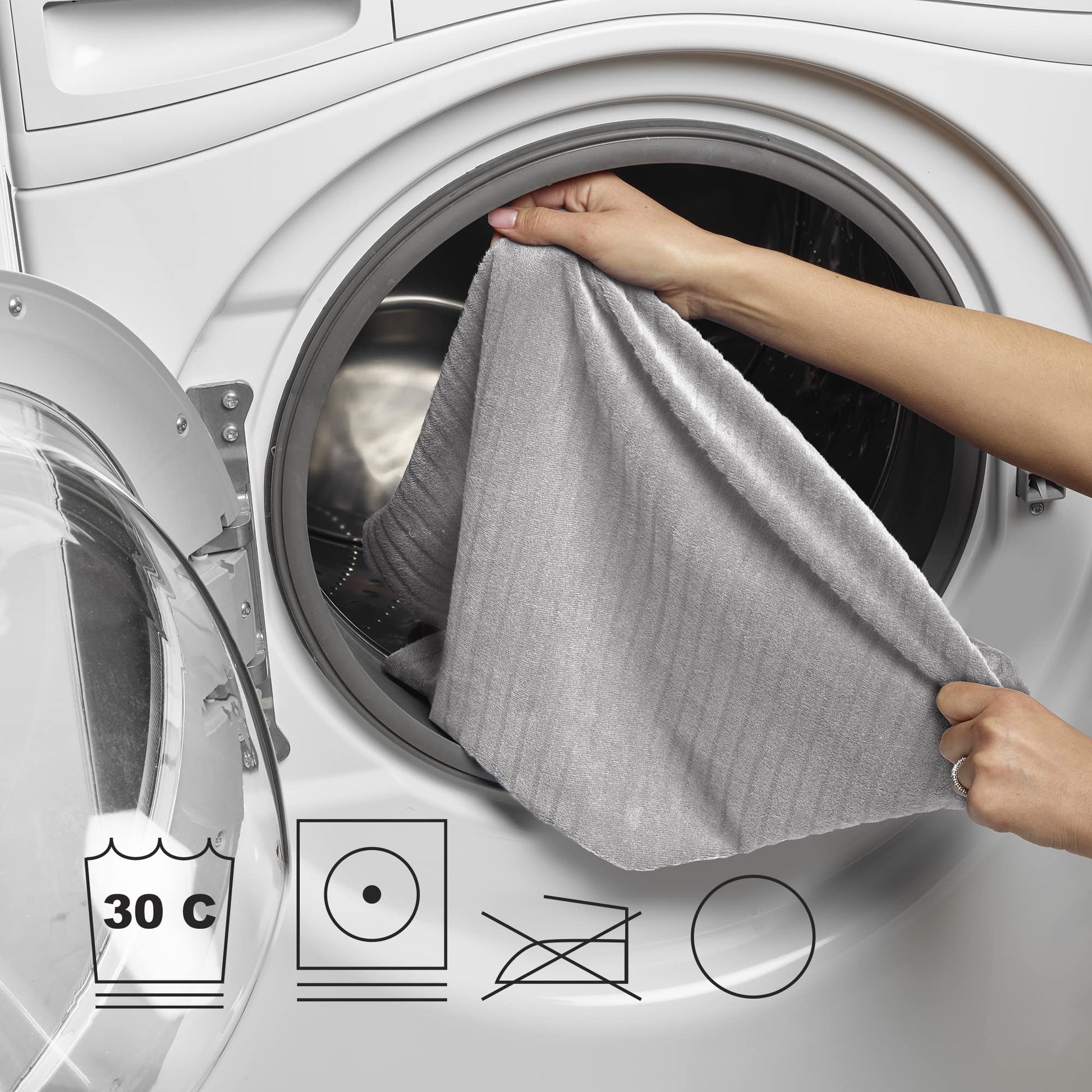 Funda para Cambiador Boppy Gris Acanalado