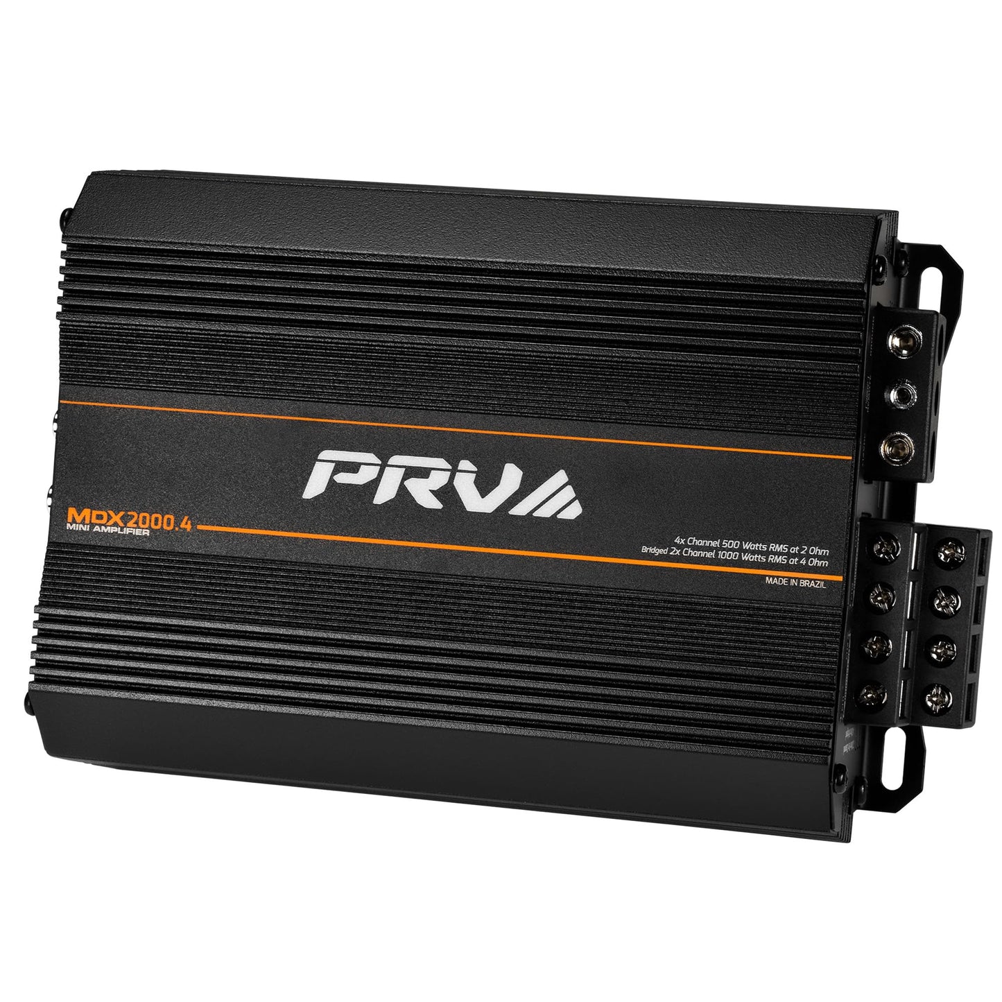 Amplificador de Audio para Coche PRV Audio MDX2000.4 Negro 4 Canales 2000 Vatios para Deportes de Potencia y Motocicletas