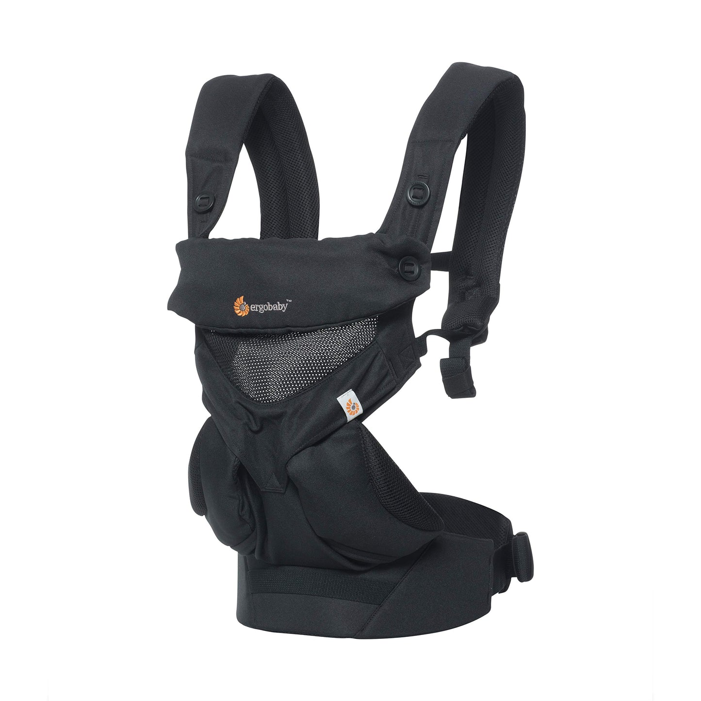 Portabebés Ergobaby malla de aire frío Negro ónice 360 posiciones de transporte