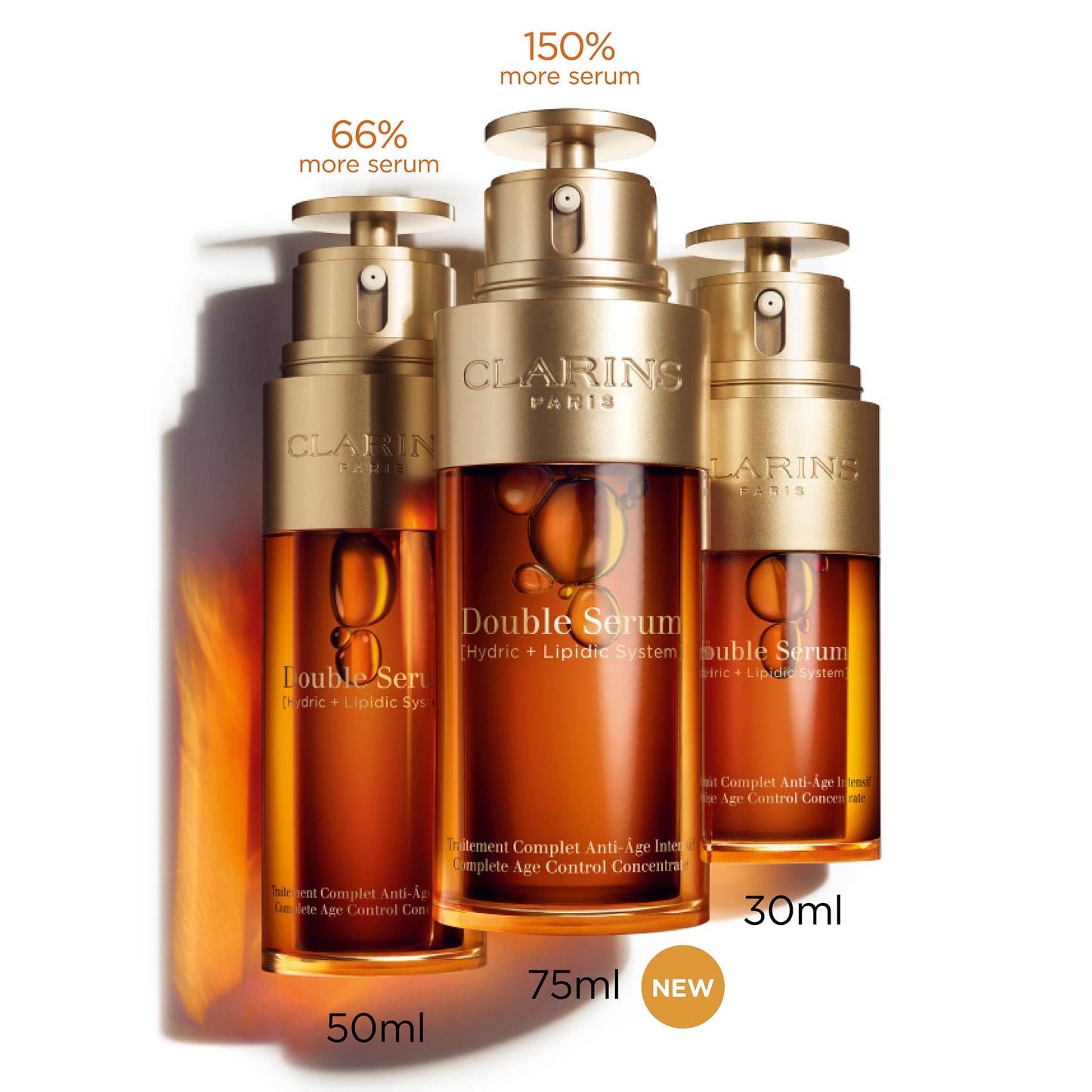 Clarins Clarins anti aging double serum complete age control concentrate 1.0 oz for women by clarins