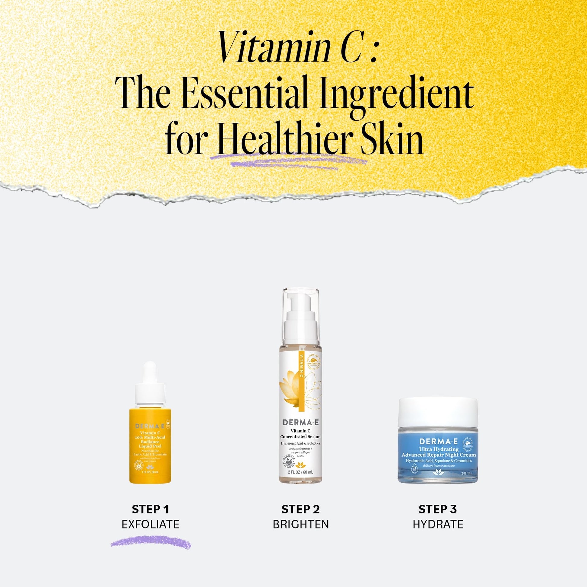 DERMA-E Vitamin C Renewing Moisturizer with Probiotics and Rooibos, 2 Fl Oz