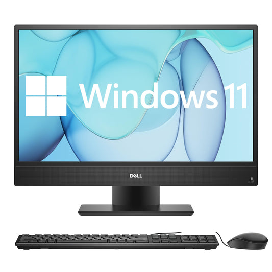 Ordenador de Sobremesa Dell OptiPlex 5260 Negro con Pantalla 21,5" y Procesador Intel Core i5 para Hombre