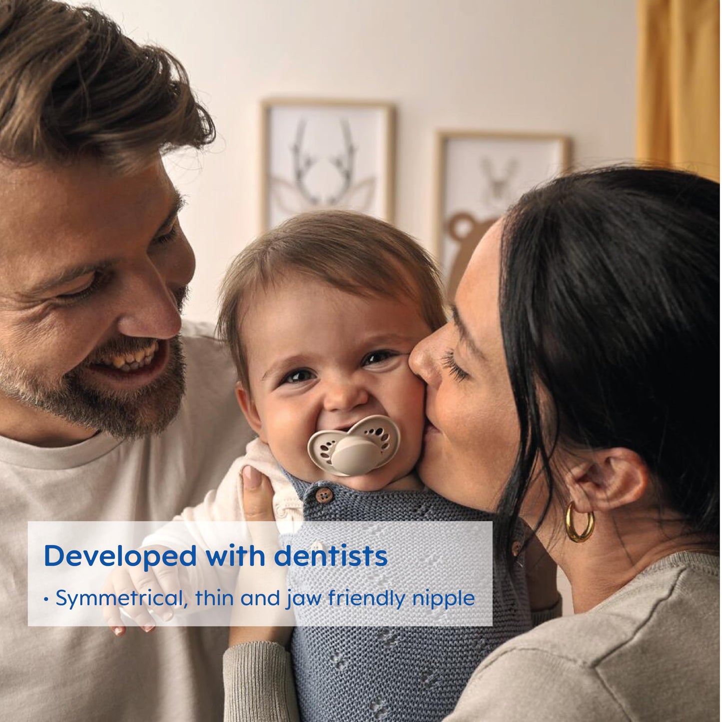MAM - Chupetes originales mate para bebé, Binky para más de 16 meses, pezón de silicona sin BPA, fácil de limpiar, mejor para bebés lactantes, desarrollado con expertos médicos, 4 unidades