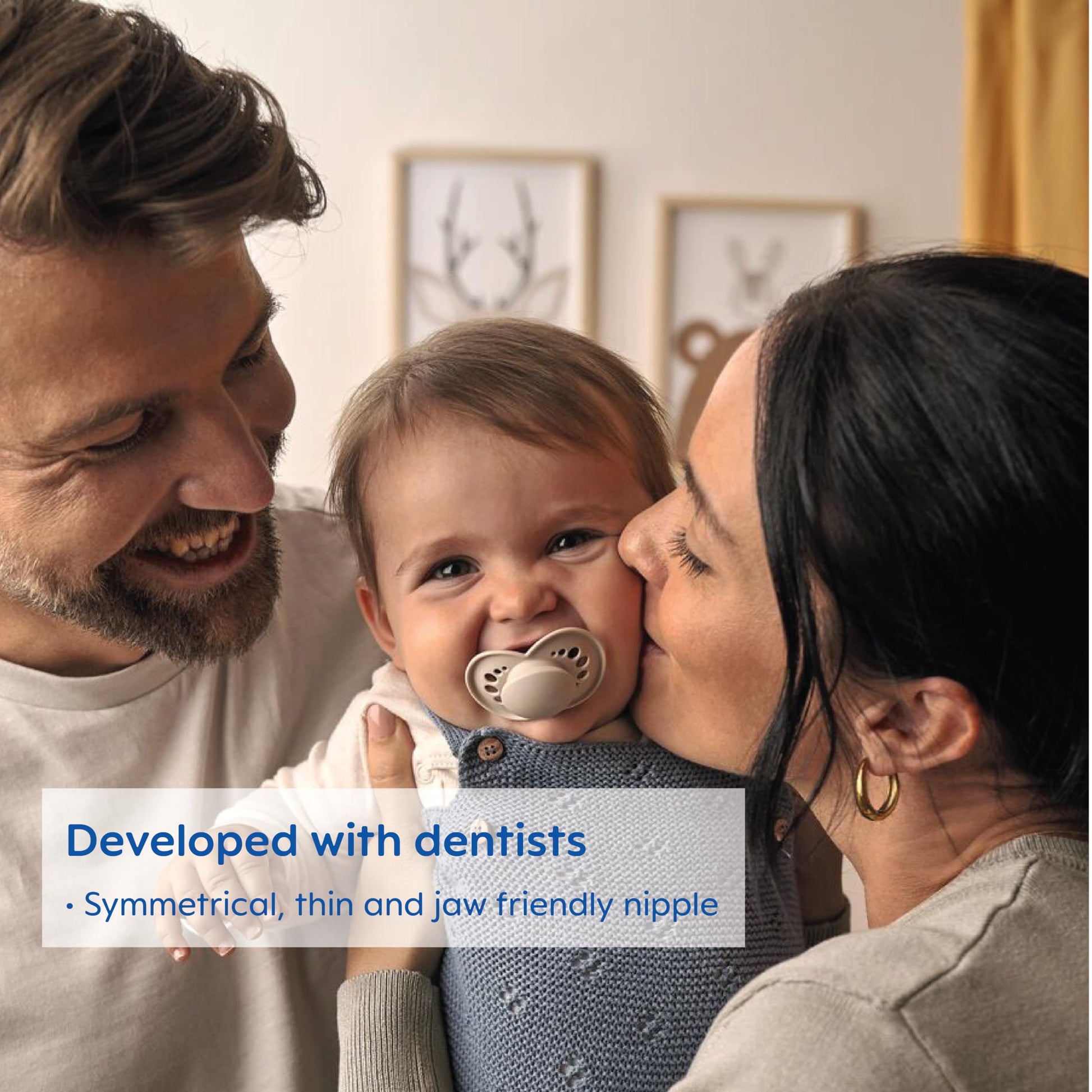 MAM - Chupetes originales mate para bebé, Binky para más de 16 meses, pezón de silicona sin BPA, fácil de limpiar, mejor para bebés lactantes, desarrollado con expertos médicos, 4 unidades