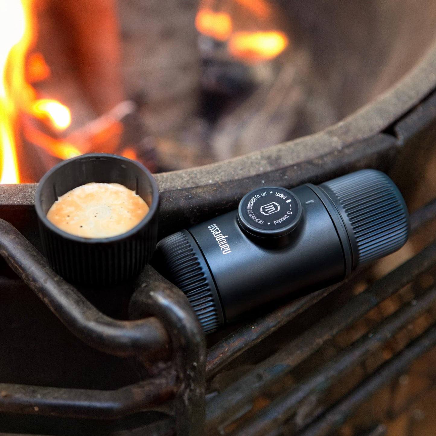 Cafetera de Espresso Portátil Wacaco Nanopresso Negra versión Mejorada para Viaje